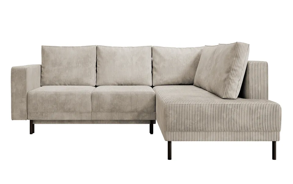 selsey-rodario-ecksofa-rechts-dunkelbeige-cord-schlaffunktion-bettkasten image 1