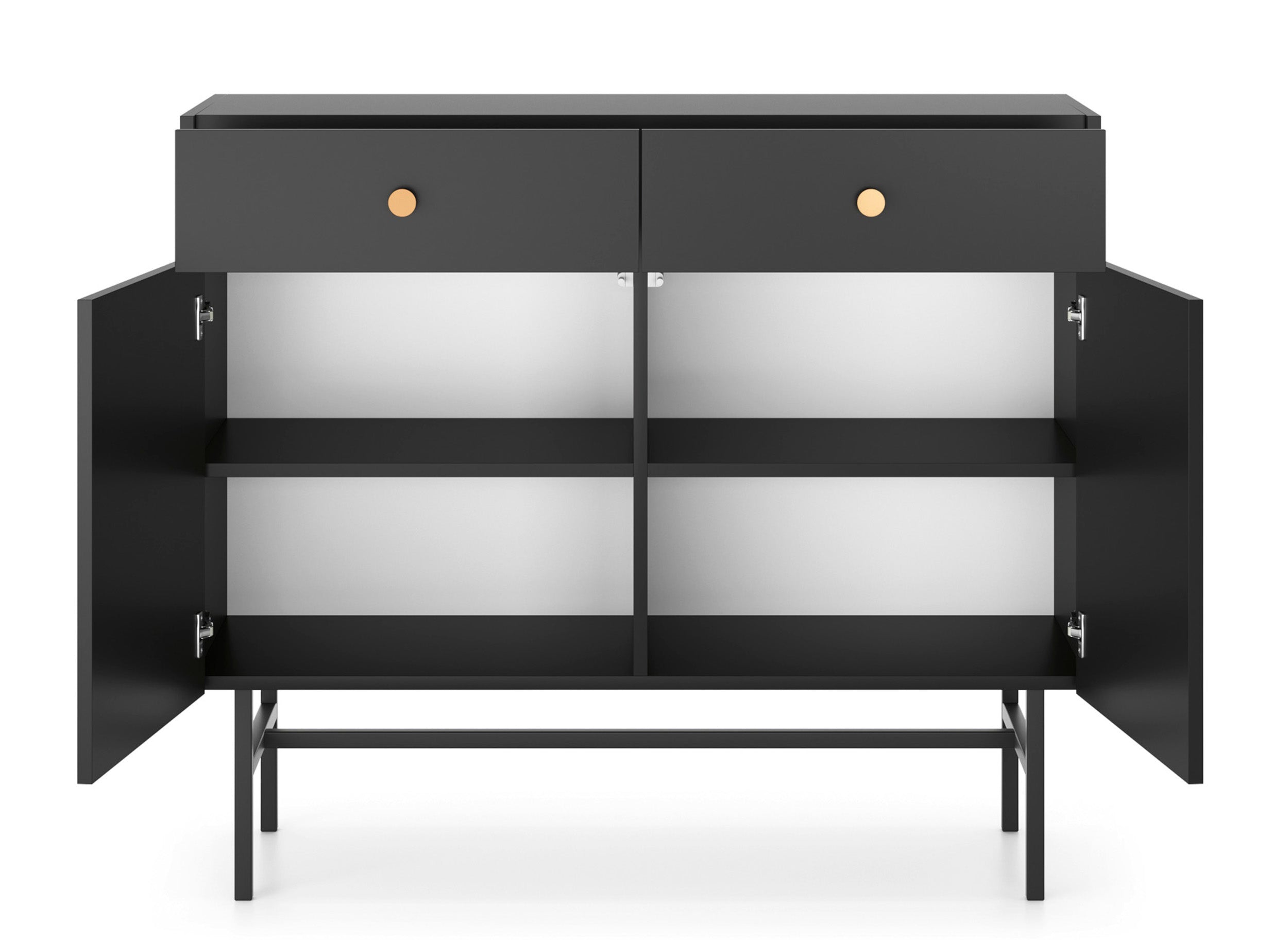 selsey-divenos-kommode-zweit-rig-mit-schubladen-104-cm-schwarz image 5