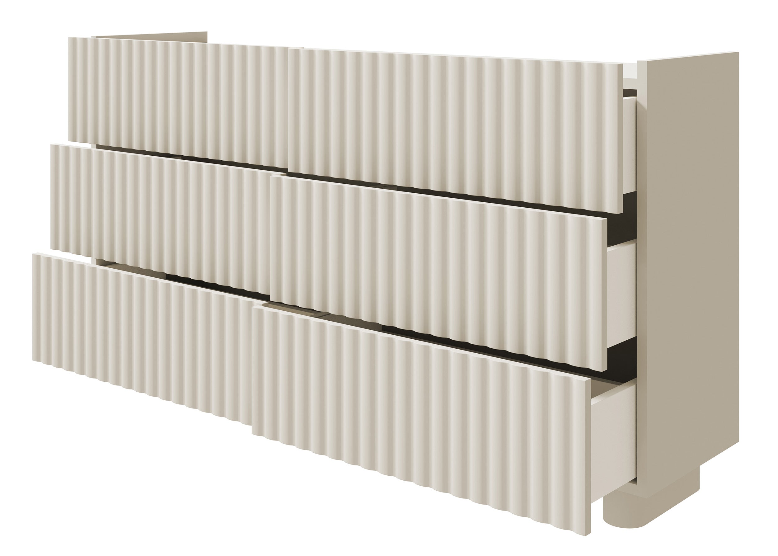 selsey-fiorra-kommode-mit-sechs-schubladen-147-cm-kaschmir-mit-rillenfront image 7