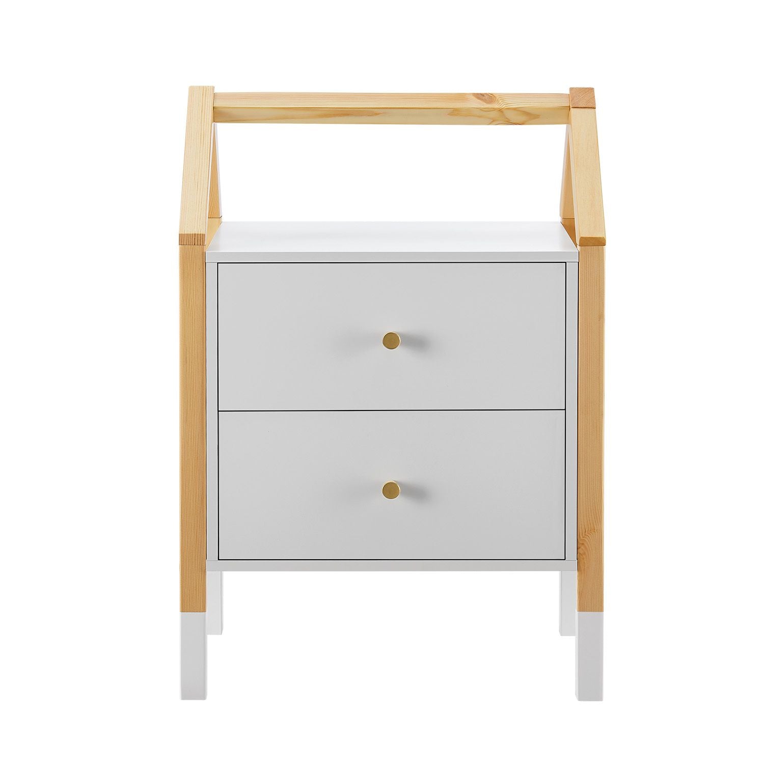 juskys-kinder-nachttisch-enny-hausdesign-2-schubladen-wei image 6