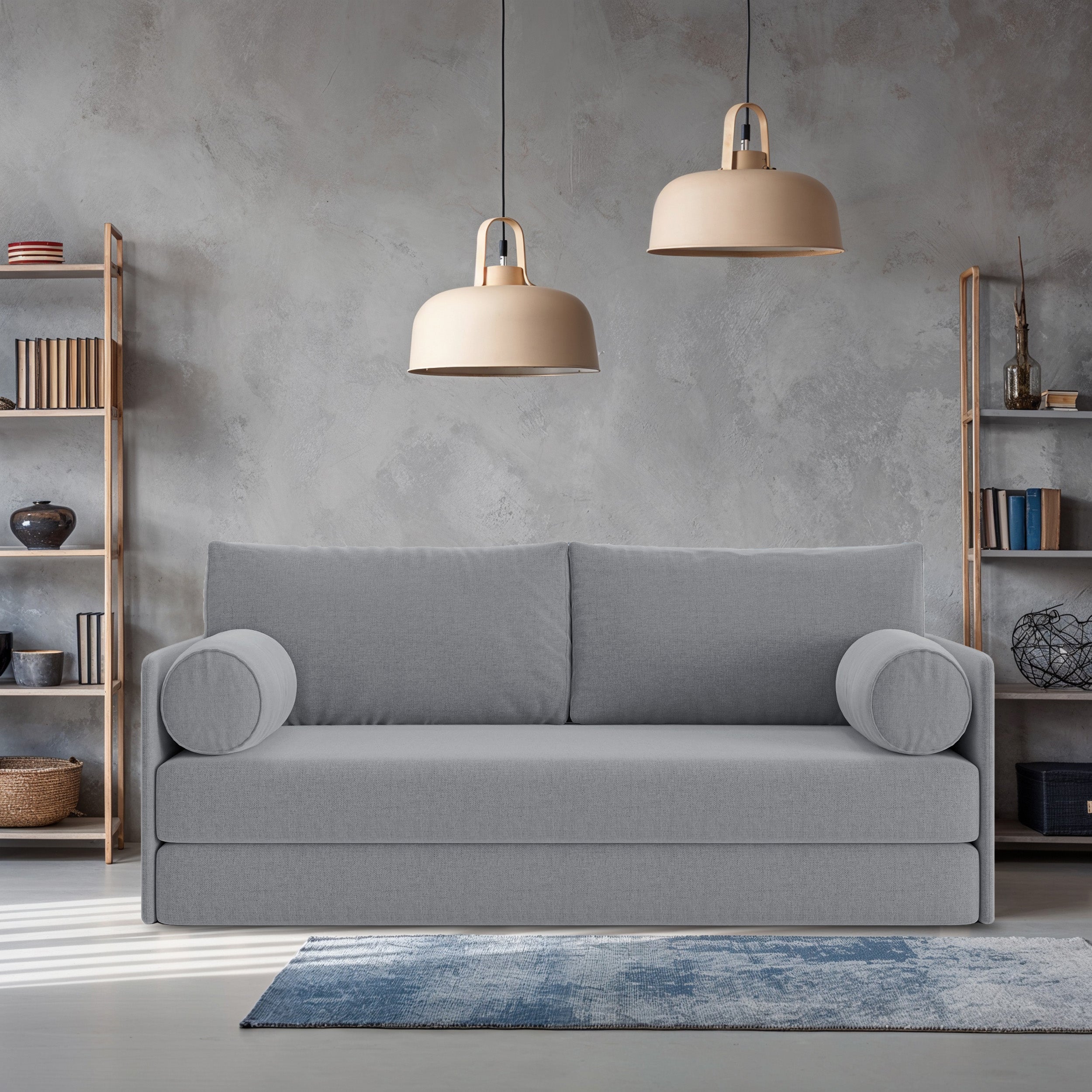 selsey-estano-3-sitzer-ausklapp-sofa-in-grauem-webstoff image 2