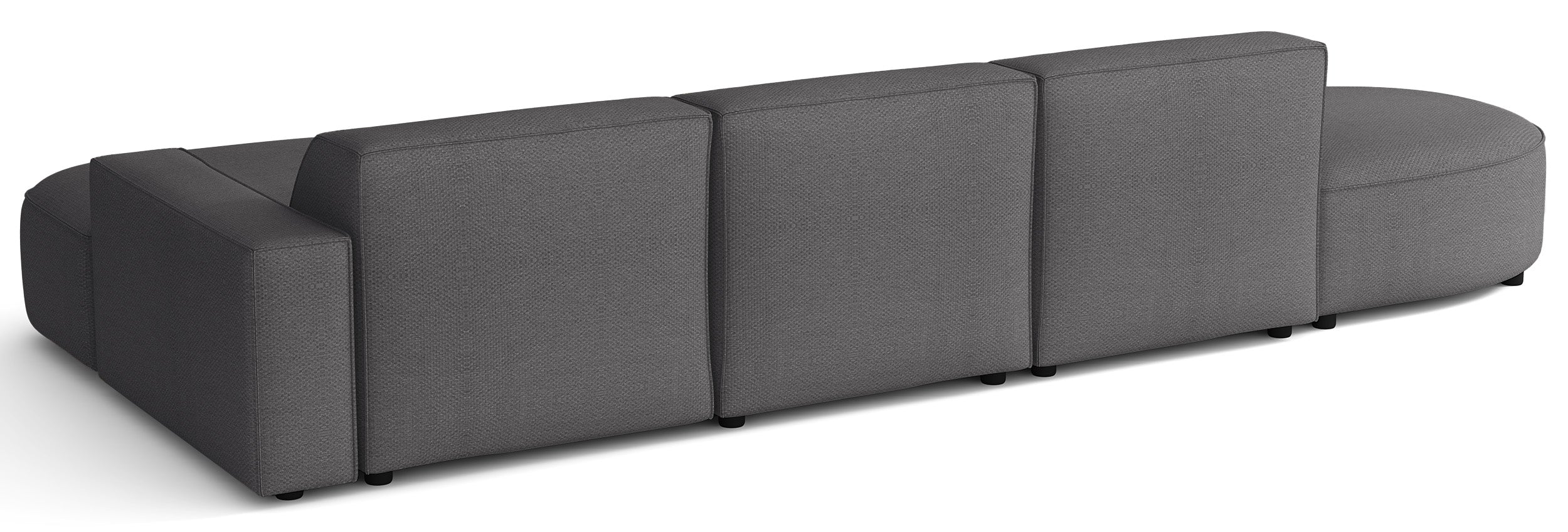 selsey-sallmo-modulares-ecksofa-l-form-rechts-dunkelgrauer-hydrophober-chenille image 4