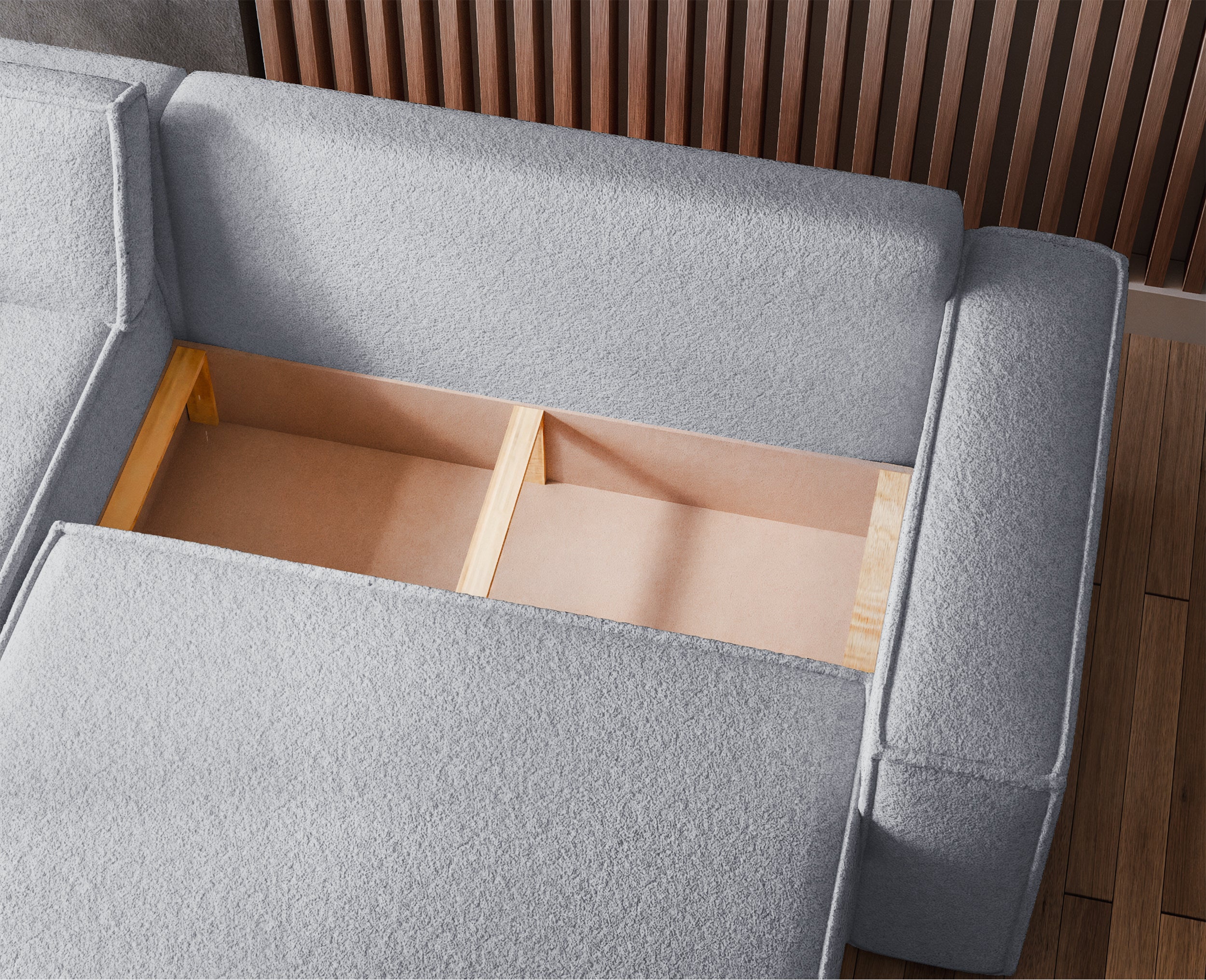 selsey-scarlo-ecksofa-mit-schlaffunktion-l-f-rmig-mit-stauraum-hellgrauer-boucl- image 4