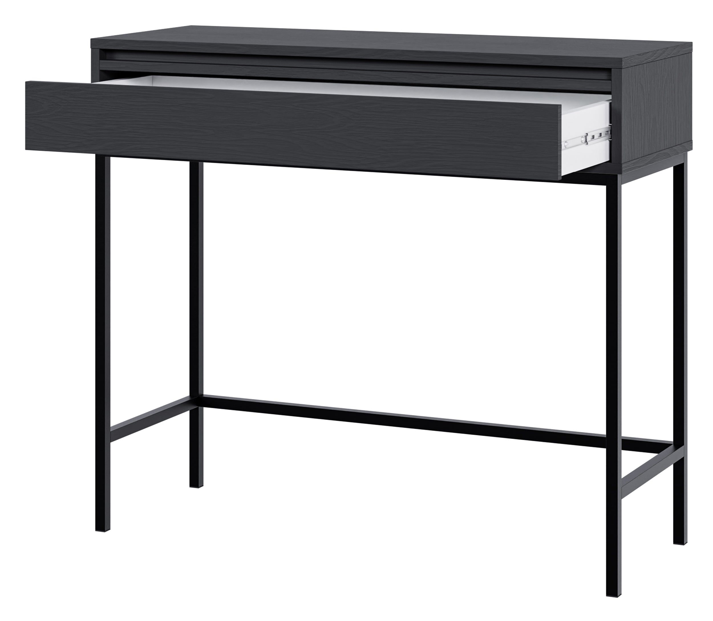 selsey-evo-konsole-90-cm-mit-schublade-und-gestell-schwarz image 7