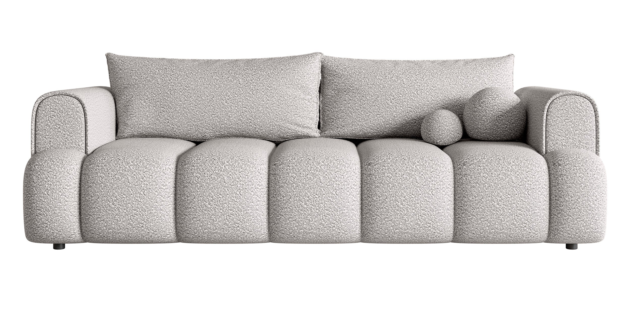 selsey-dandelino-dreisitziges-sofa-mit-schlaffunktion-hellgrau-boucl image 1