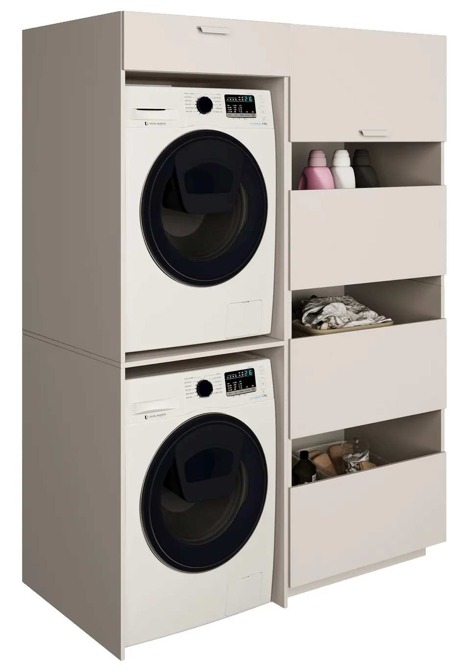 selsey-holv-badezimmerm-bel-set-mit-schrank-ber-der-waschmaschine-135-cm-kaschmi image 1