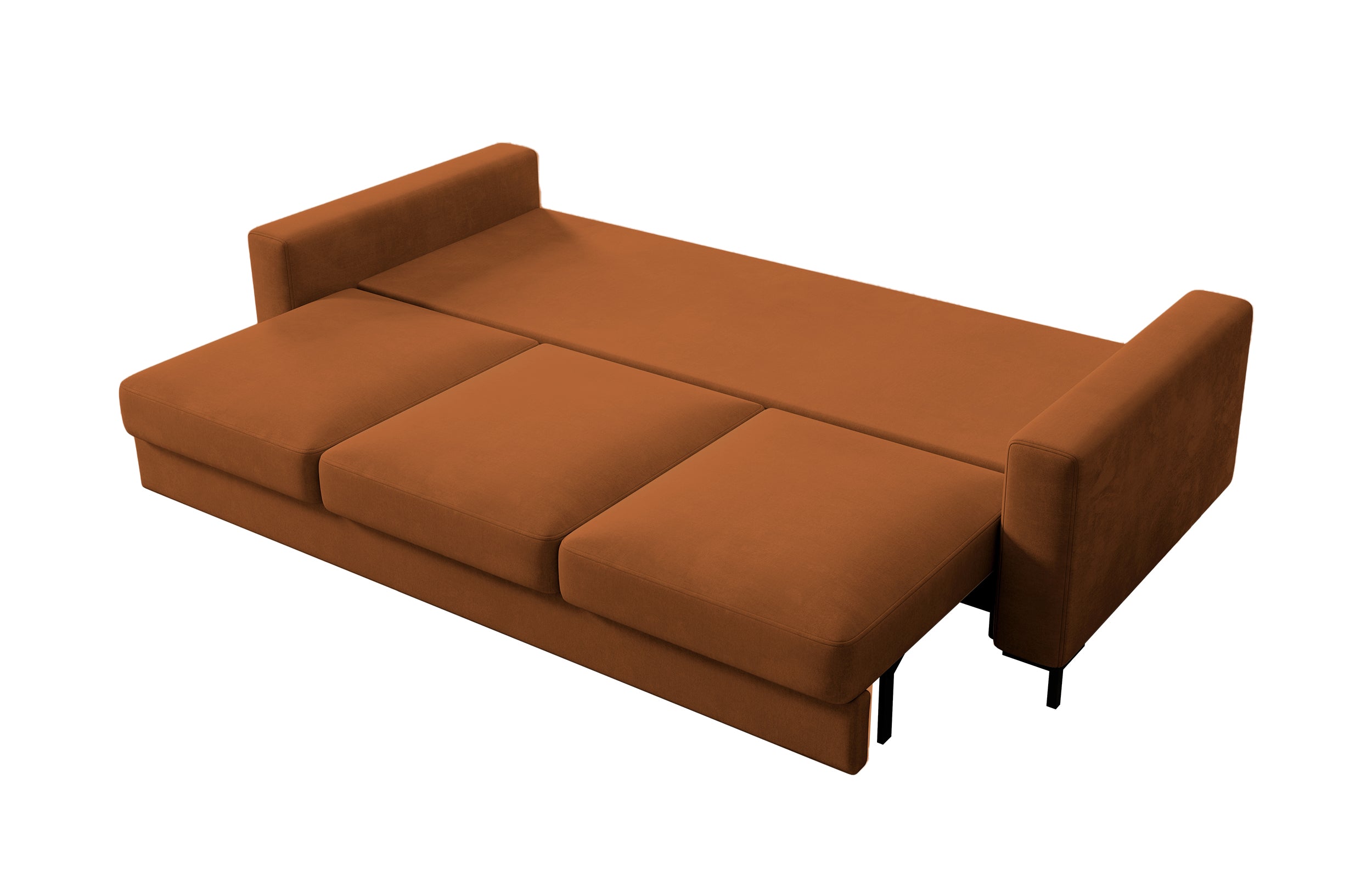 selsey-mokpeo-3-sitzer-schlafsofa-mit-stauraum-samt-kupfer image 7