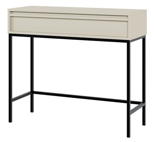selsey-evo-konsole-90-cm-kaschmir-mit-schublade-und-gestell image 1