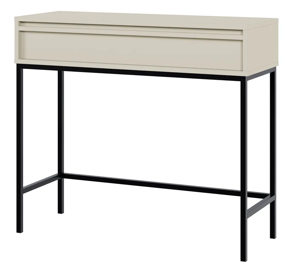 selsey-evo-konsole-90-cm-kaschmir-mit-schublade-und-gestell image 1