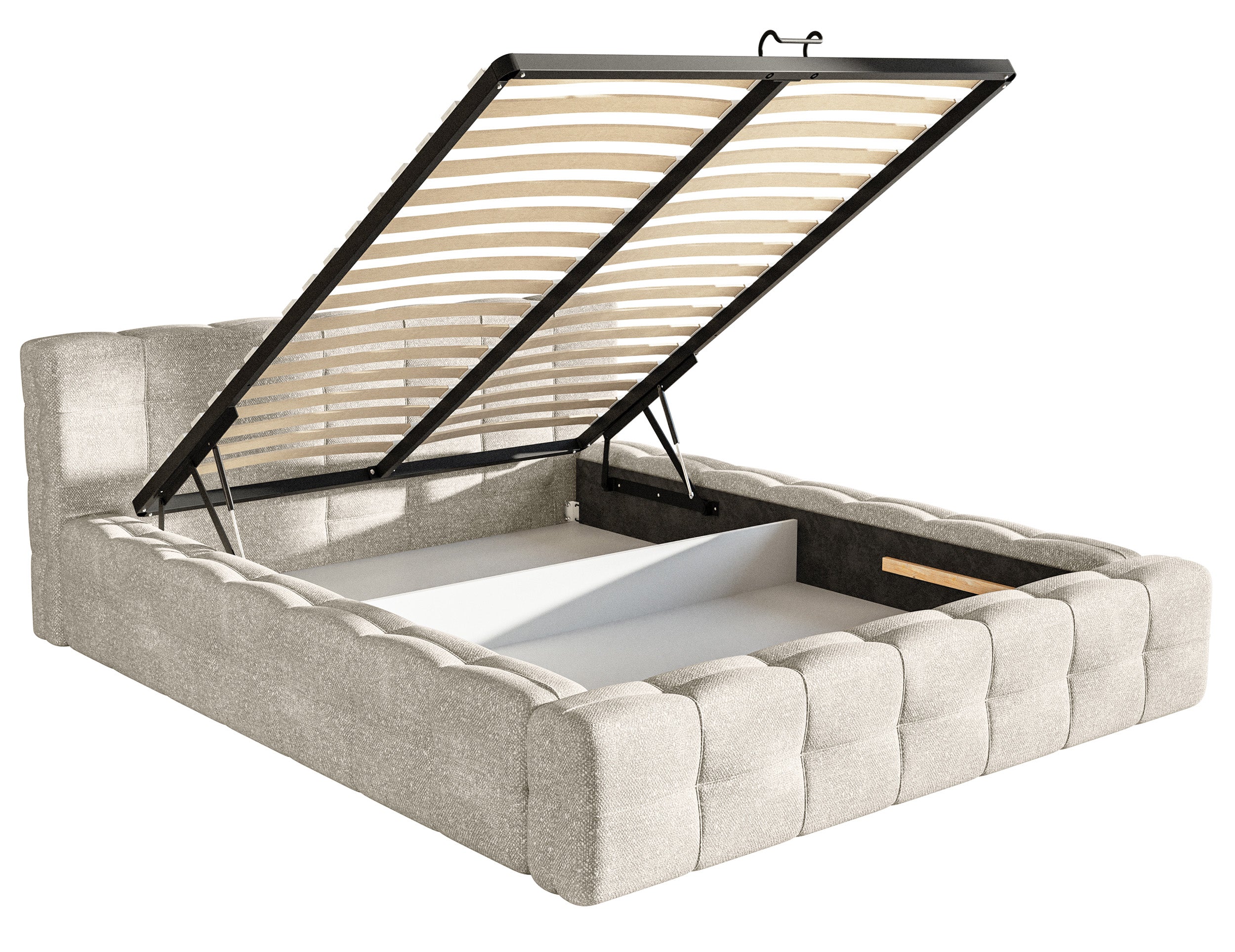selsey-puffly-polsterm-belbett-160x200-cm-creme-chenille-mit-stauraum-und-metall image 5