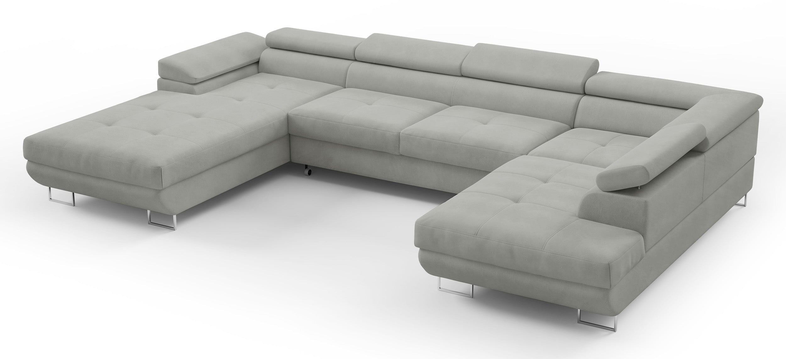 selsey-nollia-ecksofa-u-f-rmig-rechts-mit-schlaffunktion-boucl-hellgrau image 5