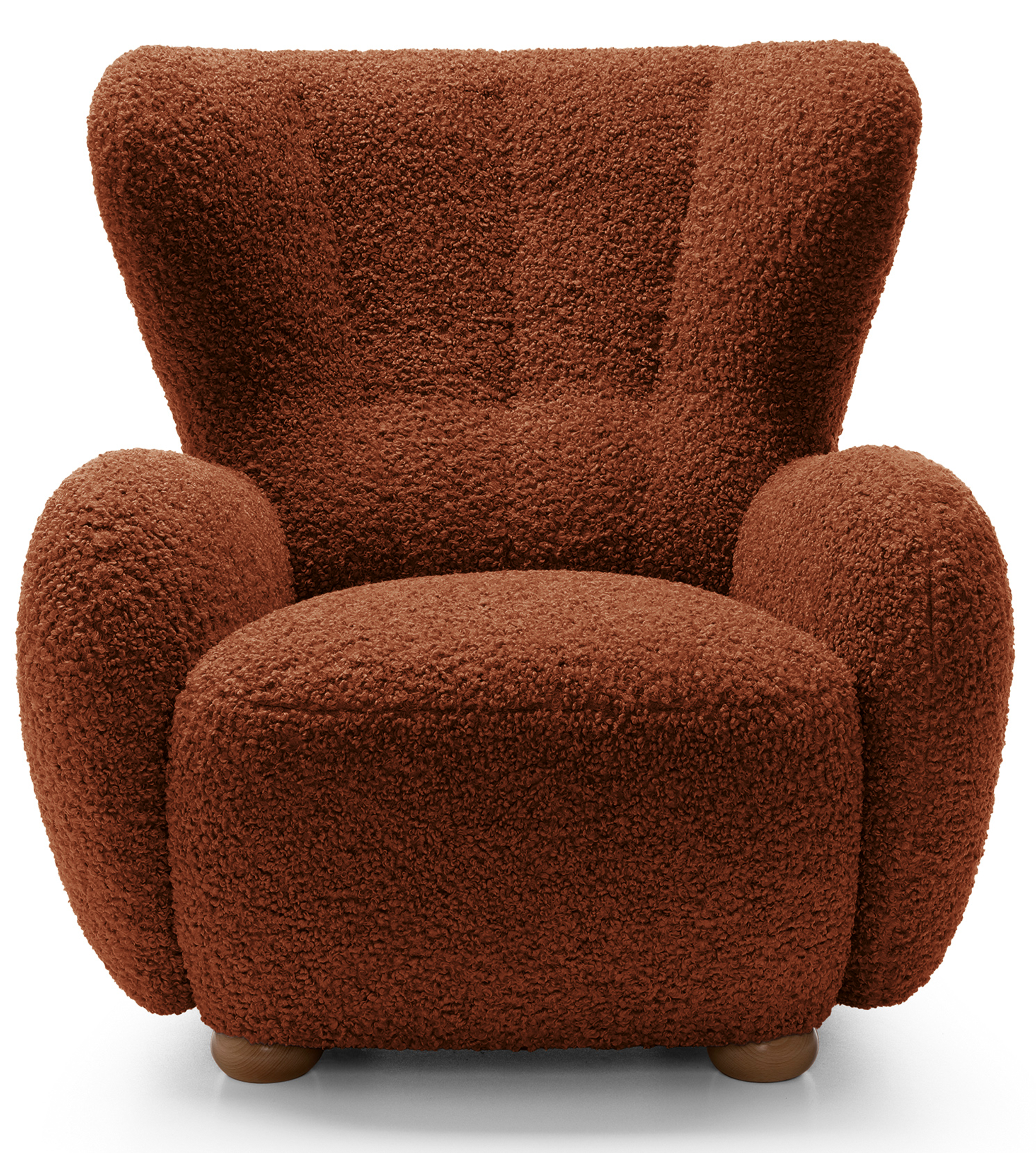 selsey-milele-schalensitz-sessel-kupfer-boucl-mit-eichenbeinen image 3