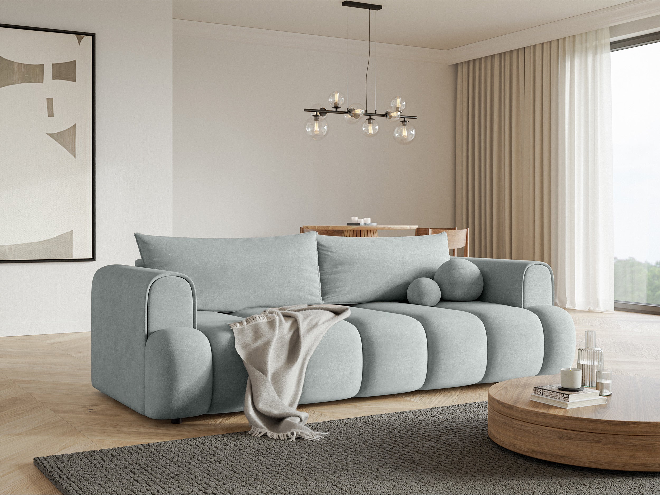 selsey-dandelino-3-sitzer-sofa-hellgrau-velours-wasserabweisend-mit-schlaffunkti image 3