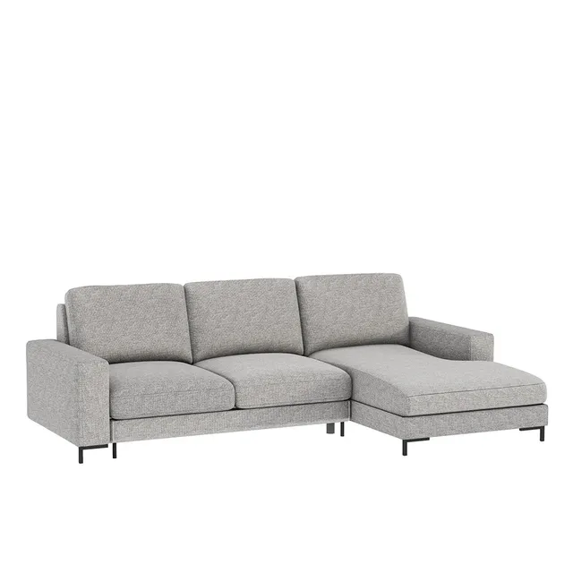 selsey-mokpeo-ecksofa-rechts-mit-schlaffunktion-hellgrau-pflegeleicht image 1