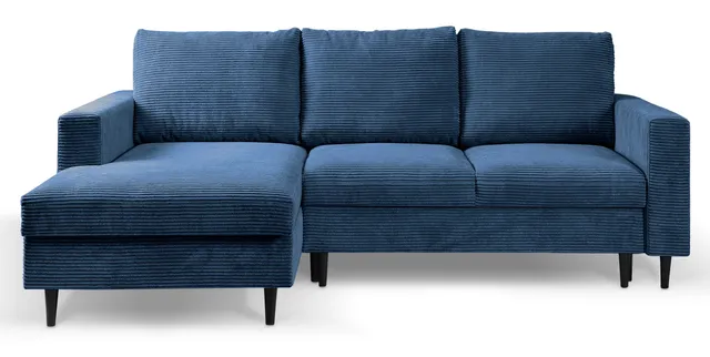 selsey-nalika-ecksofa-mit-schlaffunktion-l-form-links-stauraum-dunkelblau-cord image 1