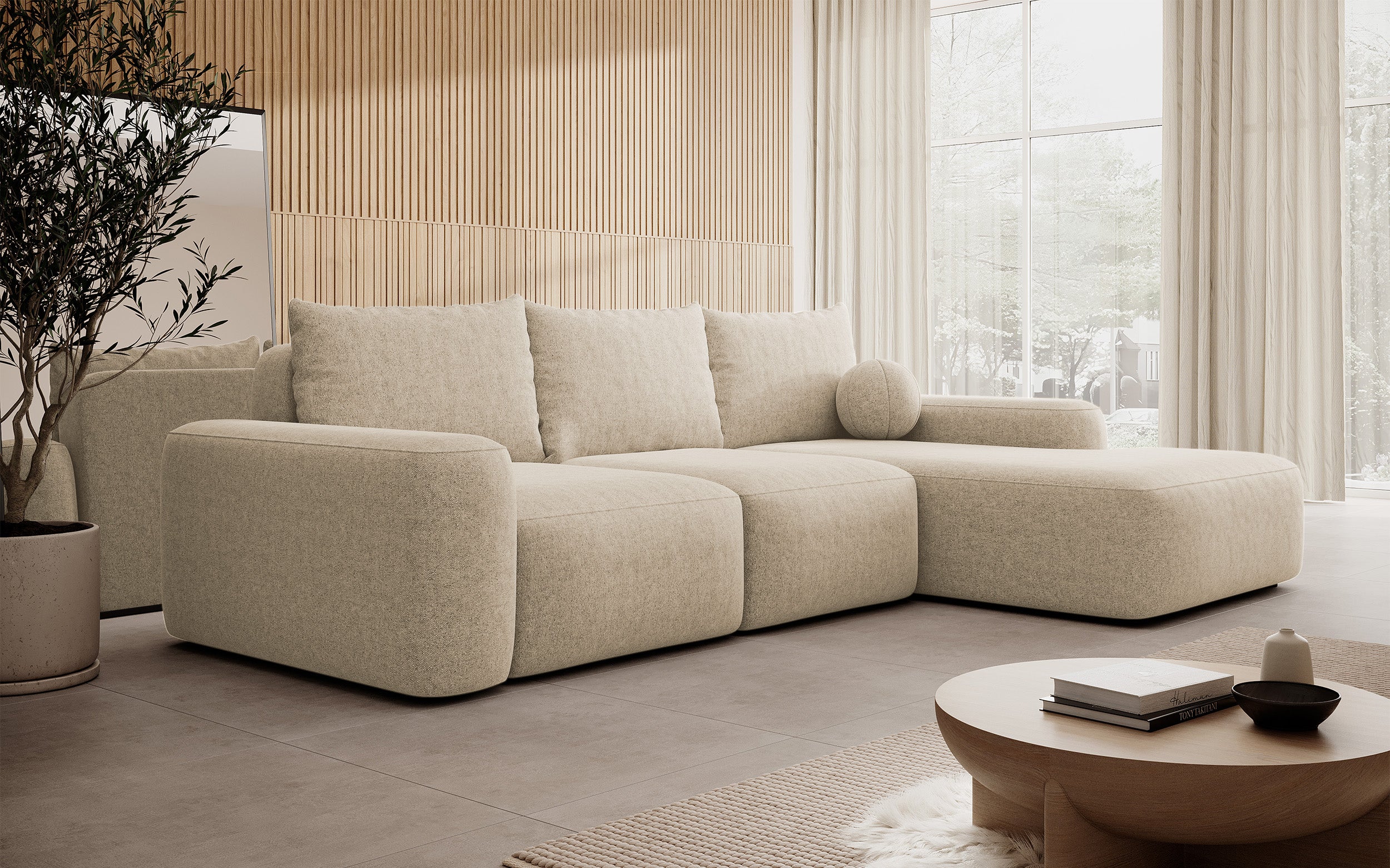 selsey-carnos-ecksofa-l-rechts-mit-schlaffunktion-beige-hydrophobes-chenille-bal image 2