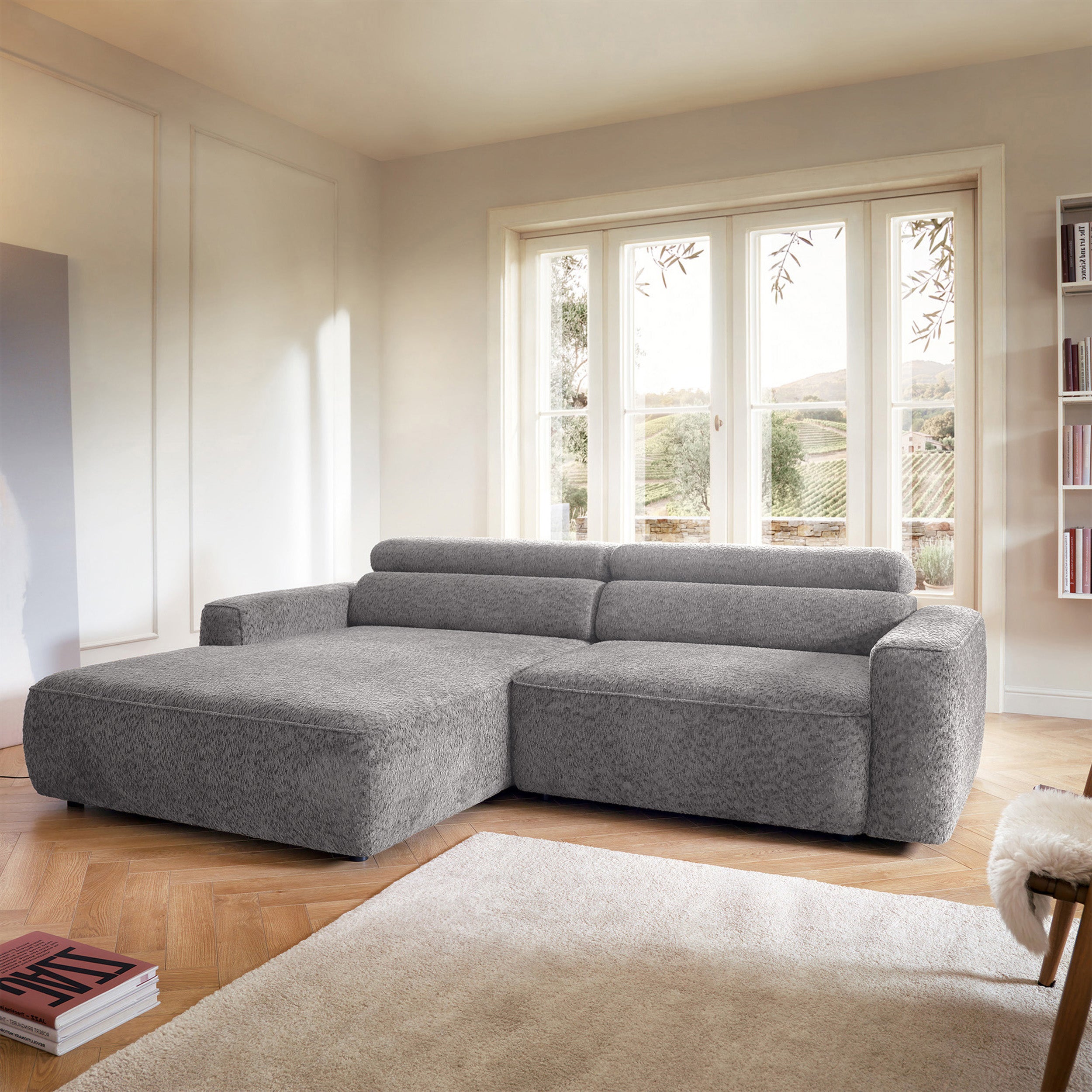 selsey-fando-ecksofa-l-form-links-mit-elektrisch-ausziehbarem-sitz-hellgrauer-ch image 2