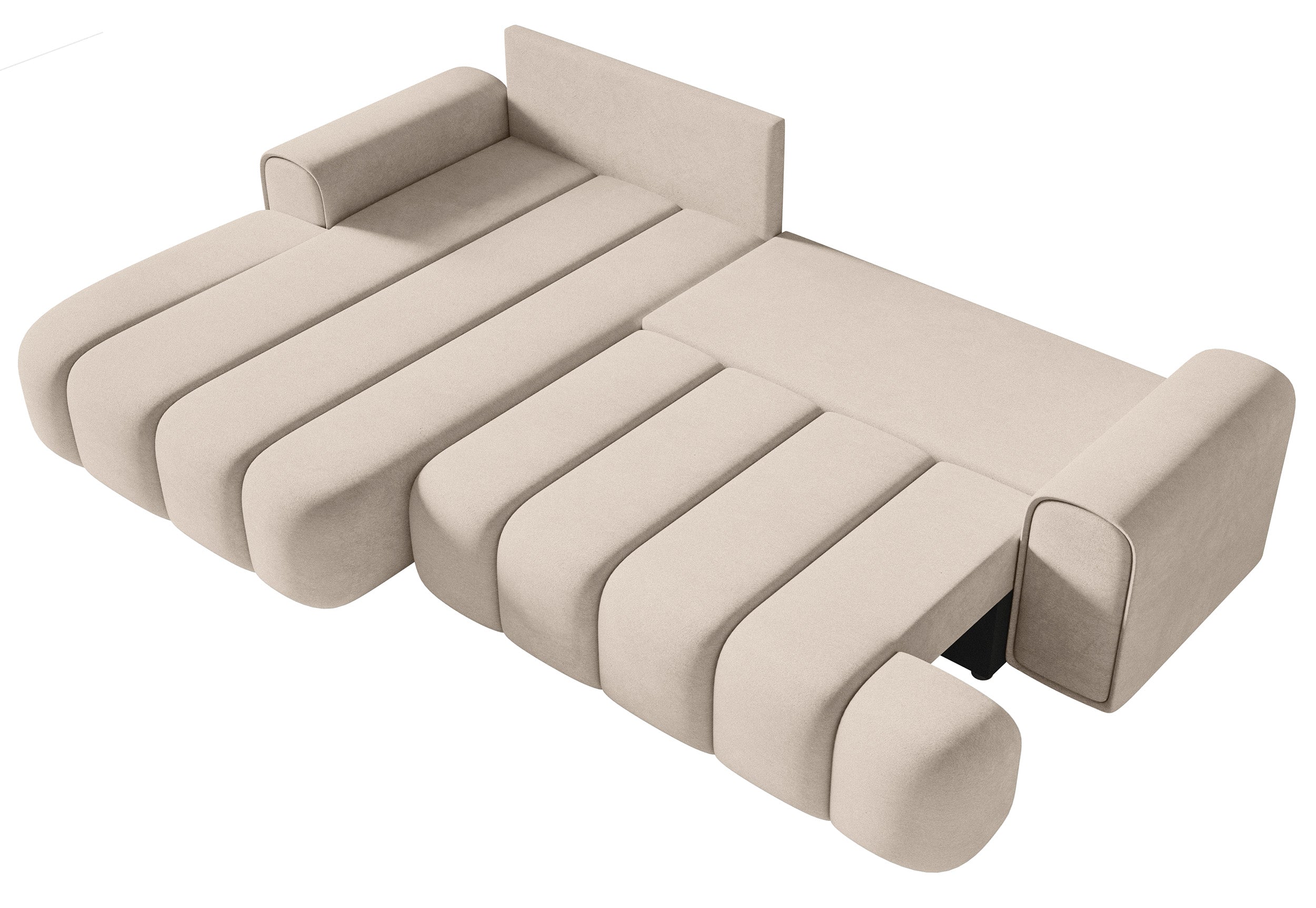 selsey-dandelino-ecksofa-links-l-sofa-mit-schlaffunktion-grau-beige-samt image 7