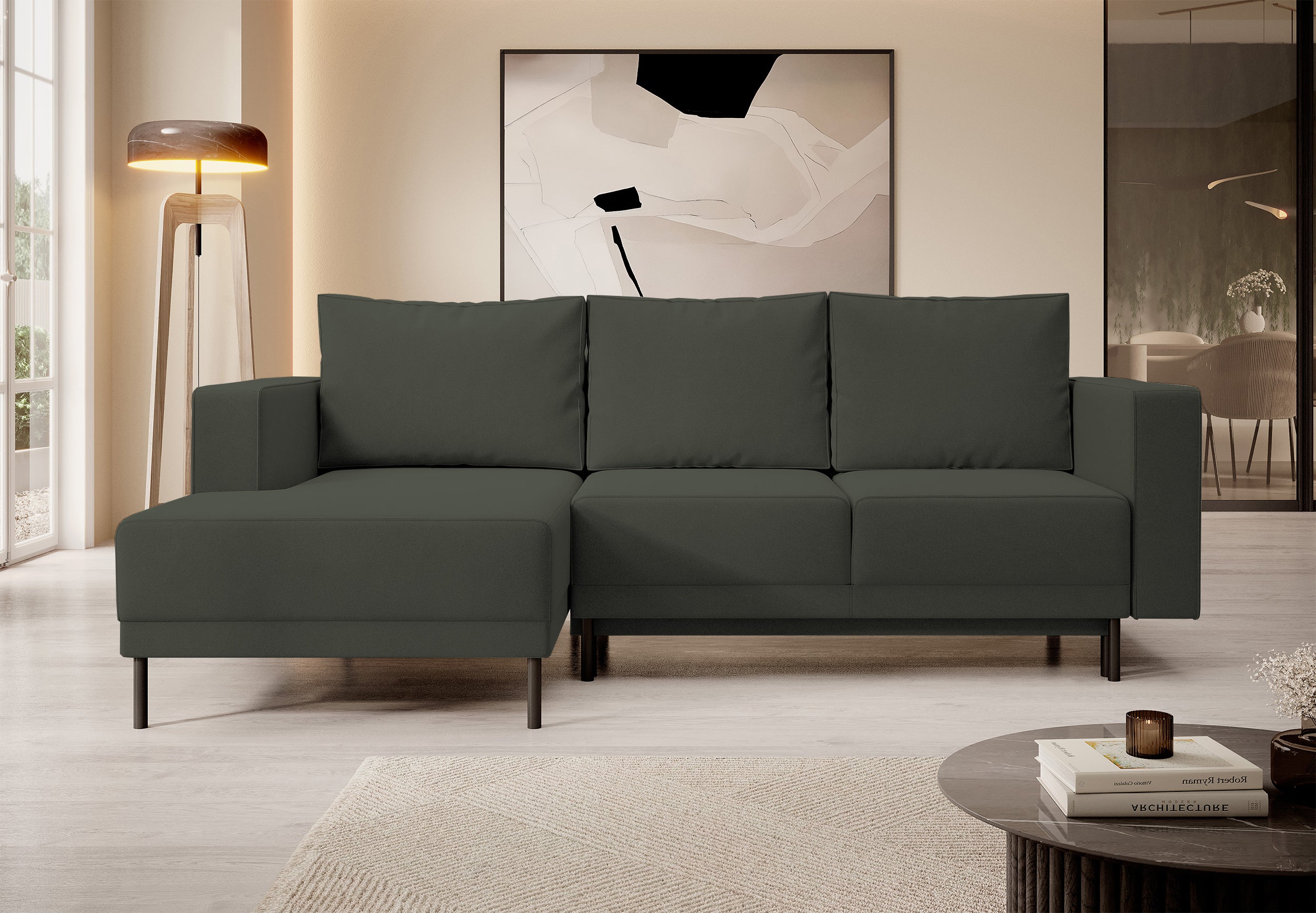 selsey-rodario-mini-ecksofa-mit-schlaffunktion-l-links-olivgr-n-samt image 2
