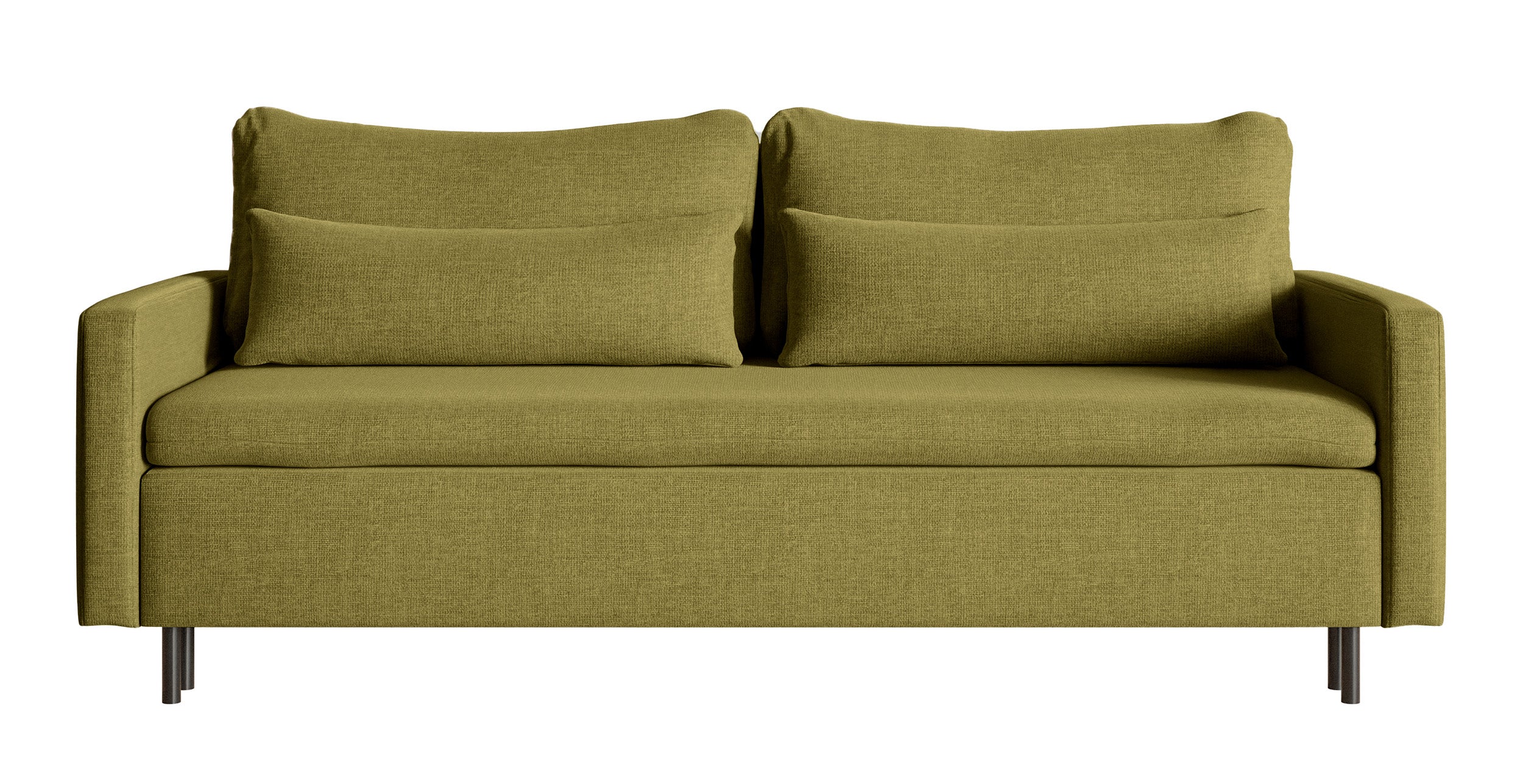 selsey-umpro-dreisitzer-schlafsofa-mit-stauraum-olivgr-ne-chenille-ausklappbar-d image 1