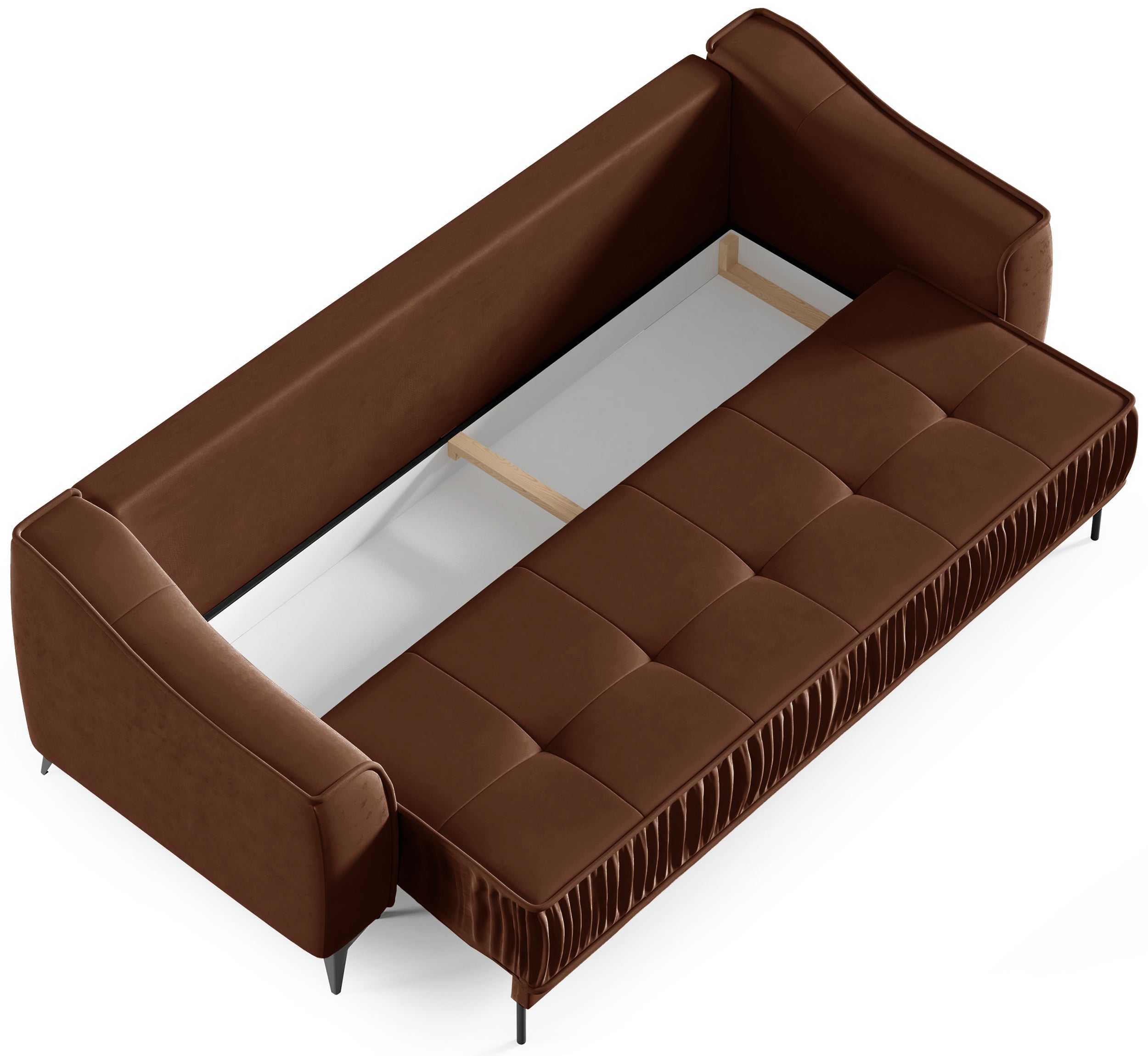 selsey-louisos-ausziehbare-dreisitzer-couch-mit-stauraum-kupfer-velours-wasserab image 4