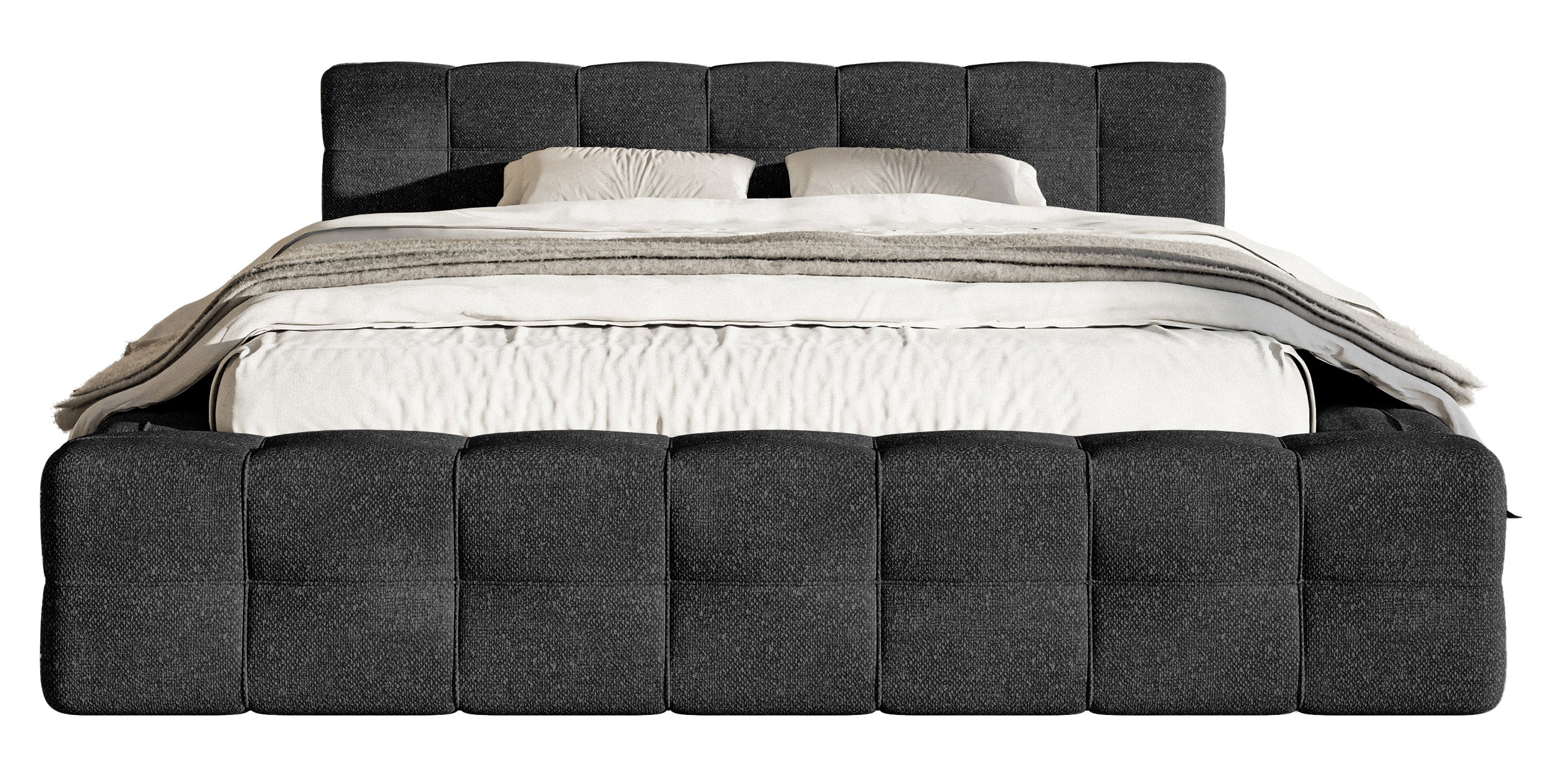 selsey-puffly-gepolstertes-bett-140x200-cm-mit-stauraum-schwarzer-metallrahmen-c image 4