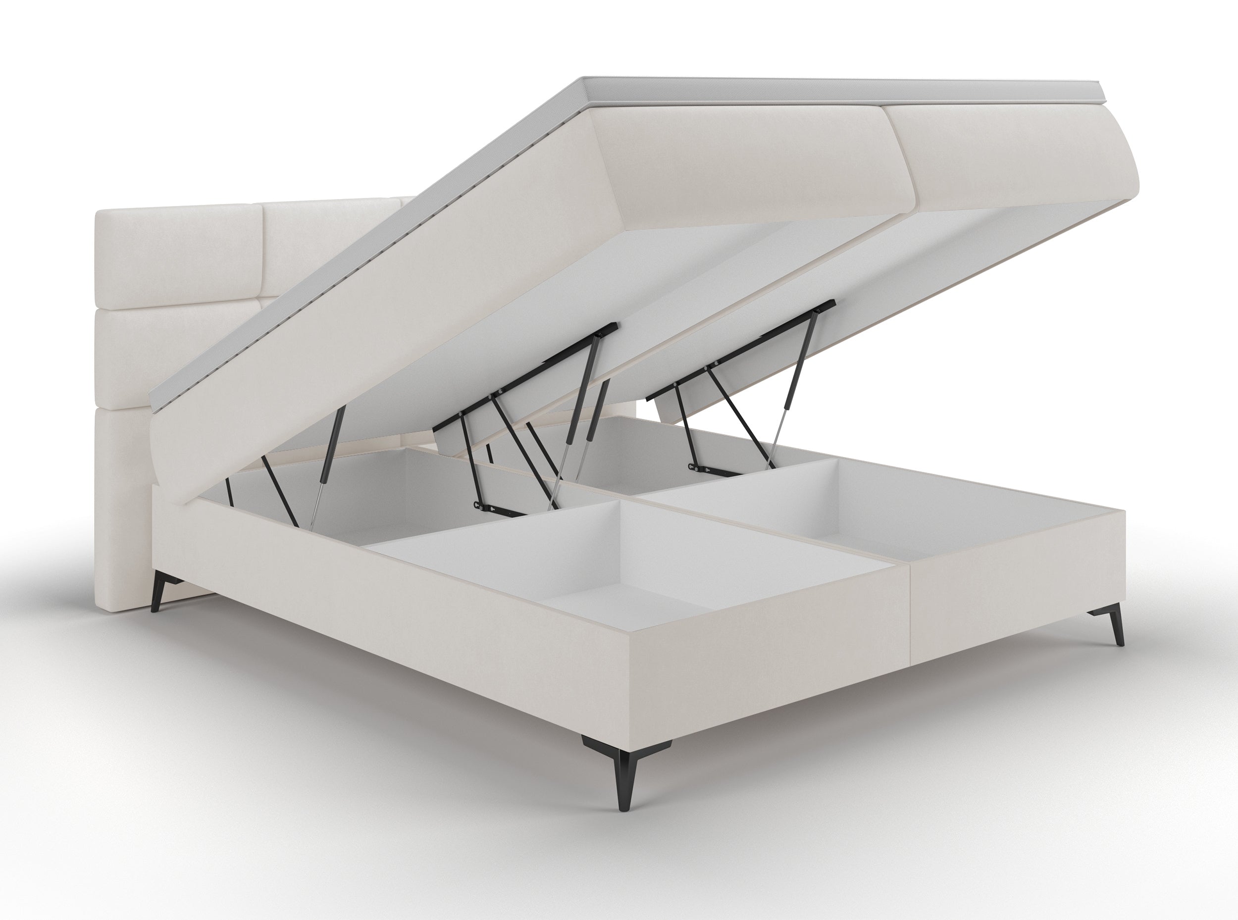 selsey-rektango-kontinentalbett-160x200-cm-mit-stauraum-und-topper-cremefarbener image 7