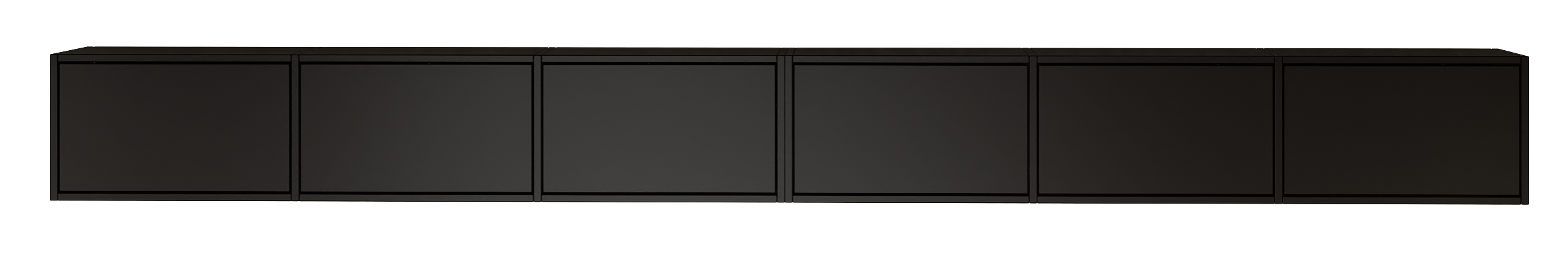 selsey-framme-h-ngender-tv-schrank-300-cm-mit-6-klappen-schwarz image 4