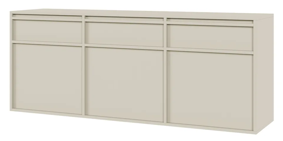 selsey-evo-h-ngende-dreit-rige-kommode-154-cm-kaschmir-mit-schubladen image 1
