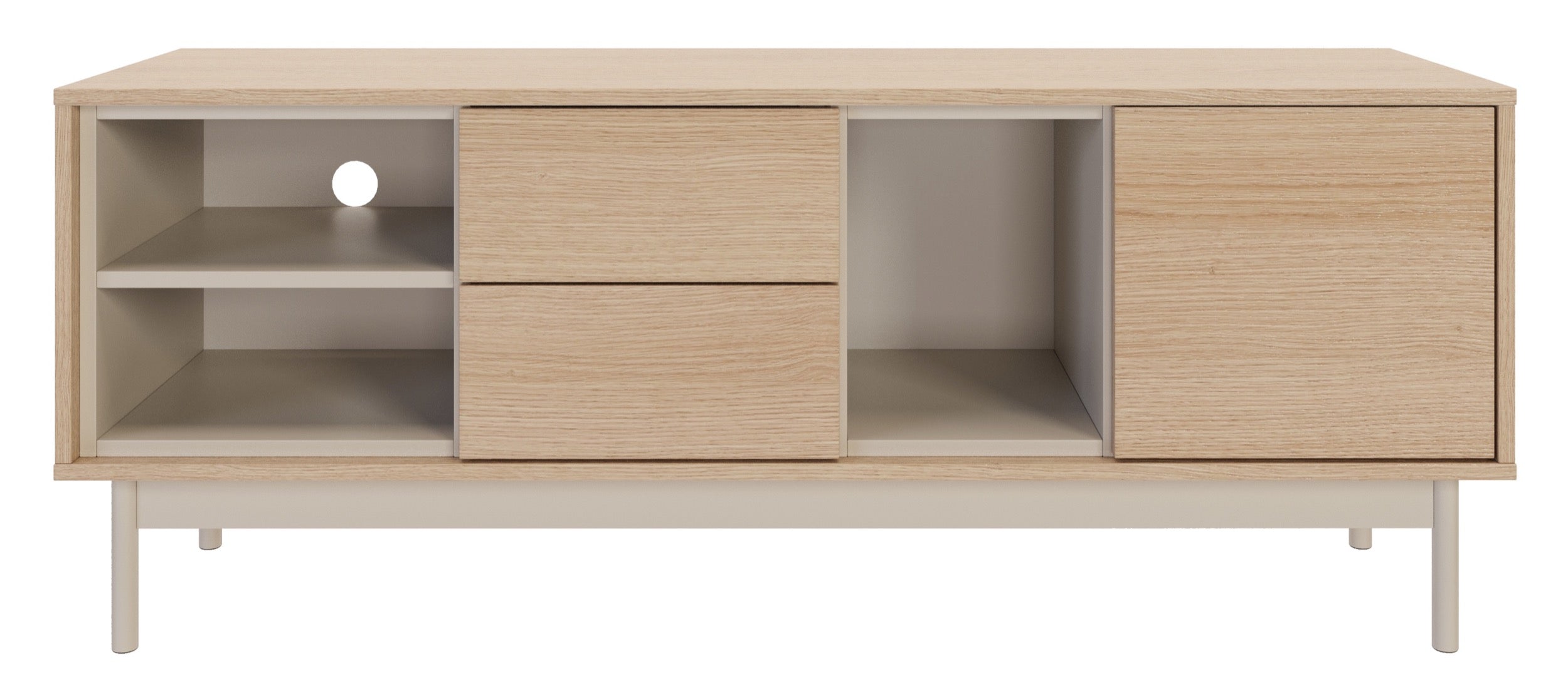 selsey-layen-tv-schrank-138-cm-mit-t-r-2-schubladen-und-3-f-chern-lindberg-eiche image 2