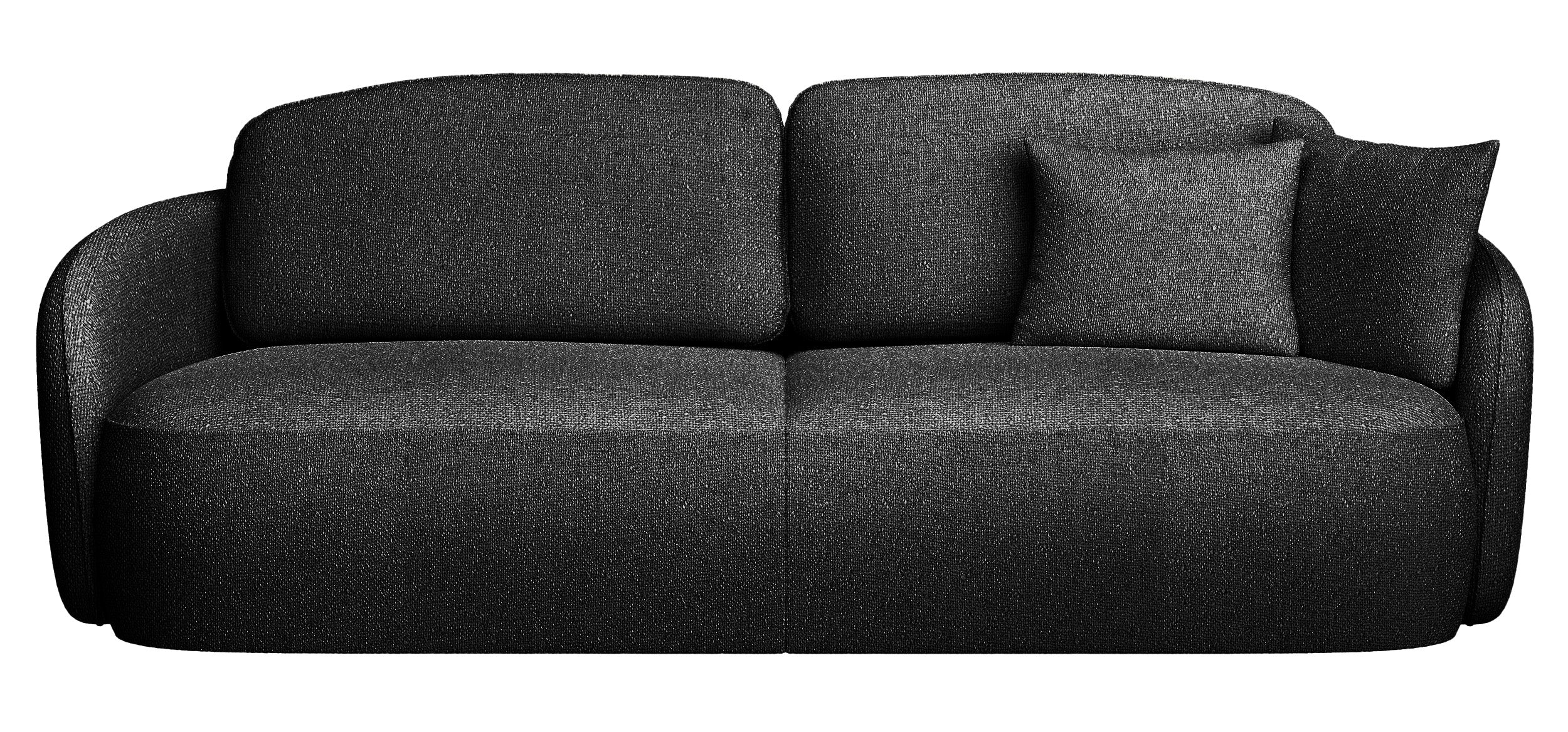 selsey-savoy-schlafsofa-3-sitzer-schwarz-mit-stauraum-hydrophobes-chenille image 1