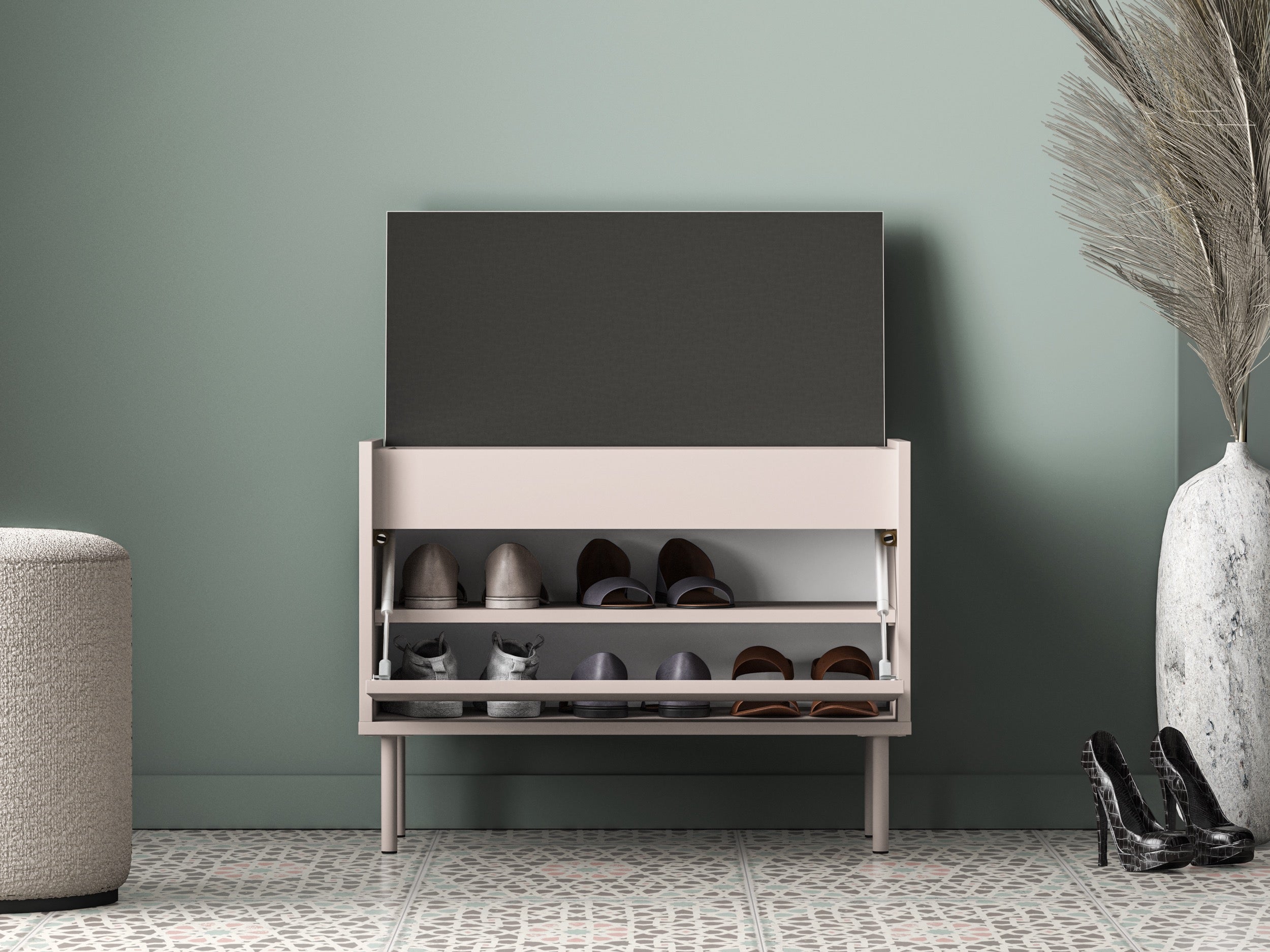 selsey-dioce-schuhschrank-mit-klappe-und-sitzfl-che-69-cm-kaschmir image 8