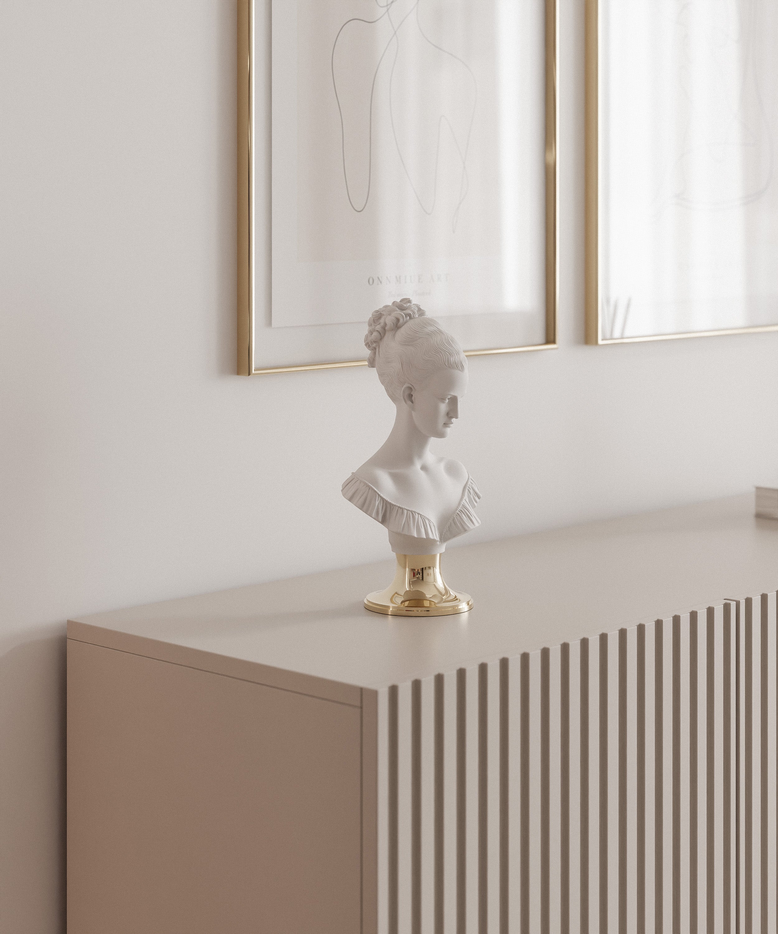 selsey-linearis-3-t-rige-kommode-138-cm-mit-led-kaschmir-auf-goldenen-beinen image 6