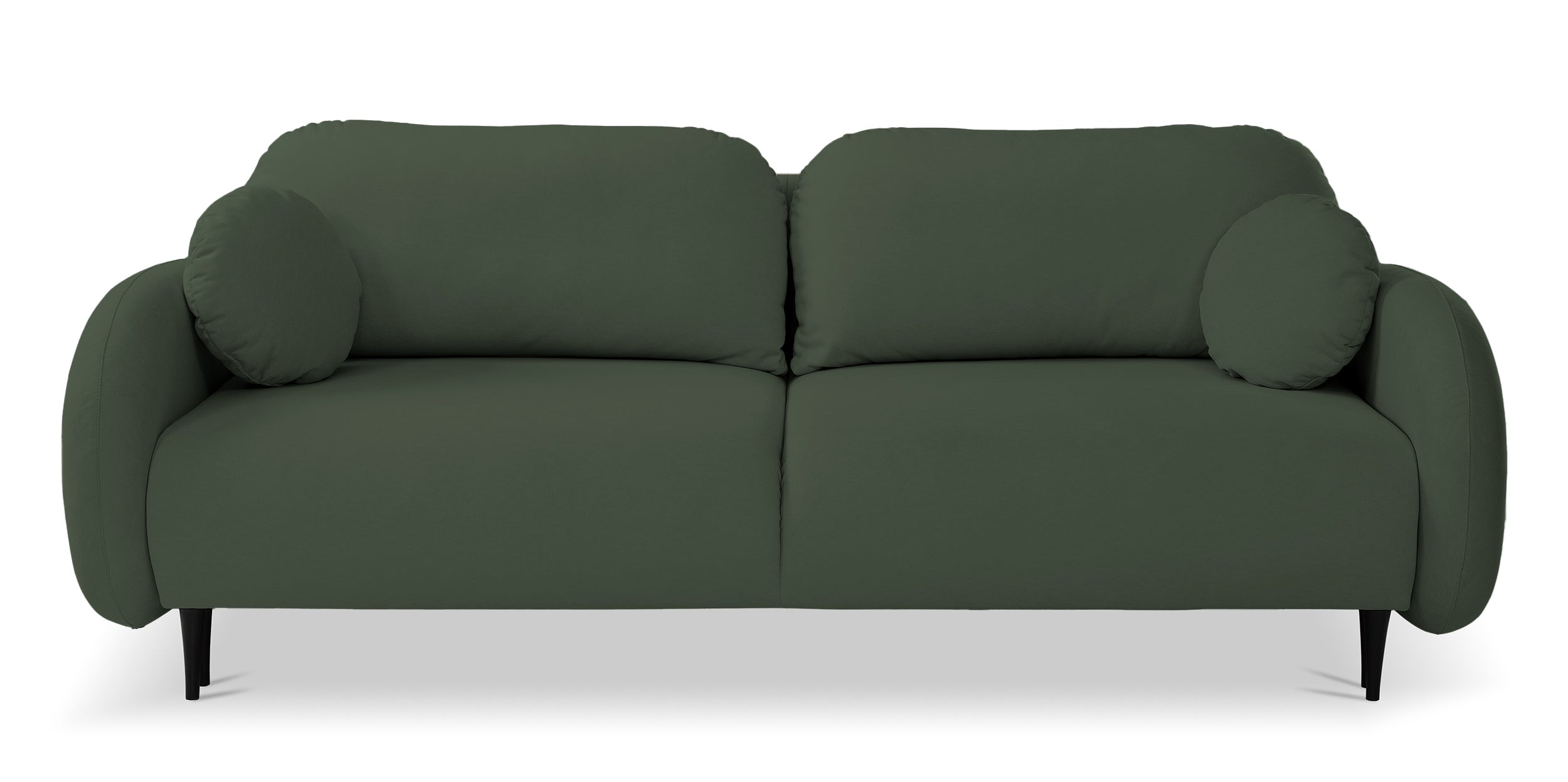 selsey-bafra-ausziehbares-sofa-mit-schlaffunktion-und-bettkasten-olivgr-ner-samt image 1