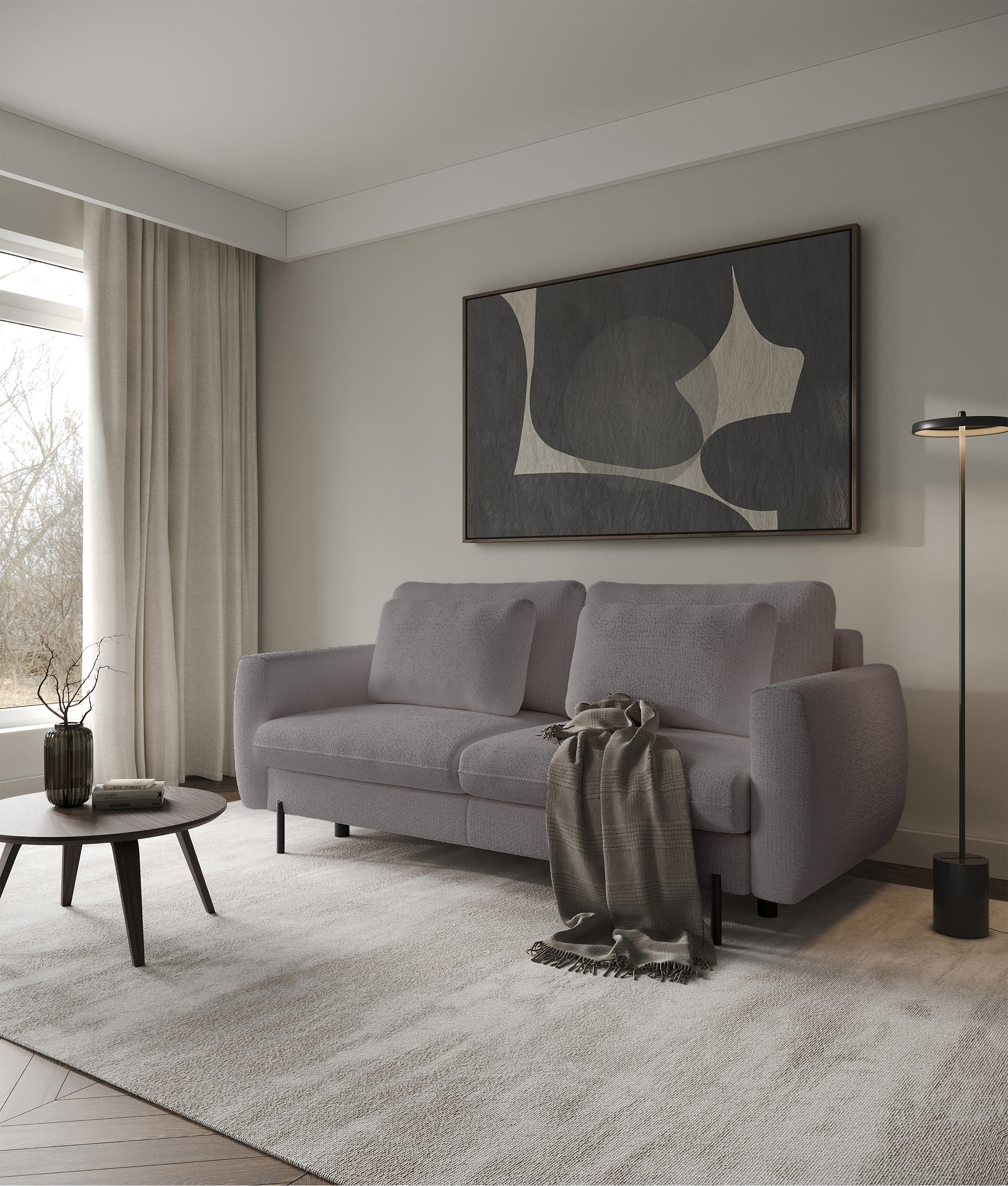 selsey-rane-3-sitzer-schlafsofa-mit-bettkasten-grau-beige-hydrophober-chenille image 3