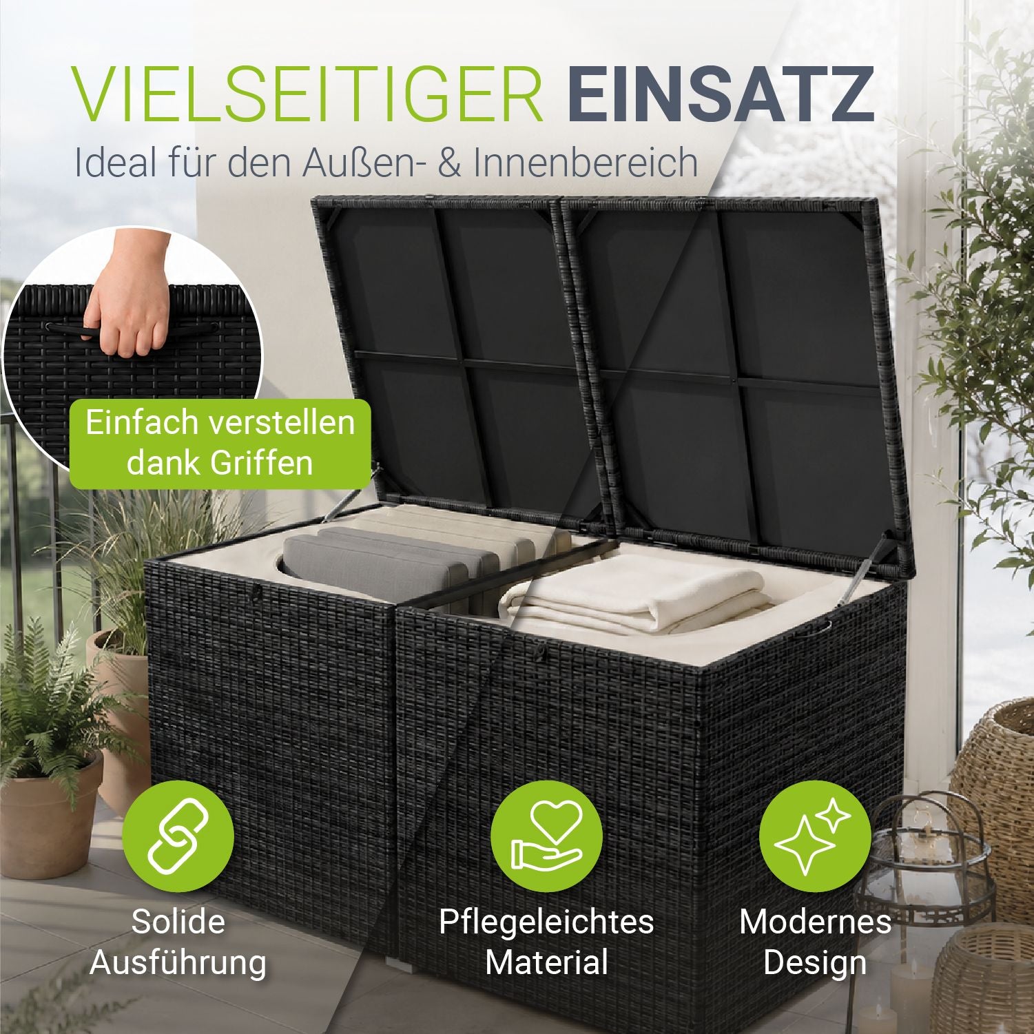 juskys-polyrattan-auflagenbox-ikaria-950-l-gartenbox-schwarz-mit-deckel image 7