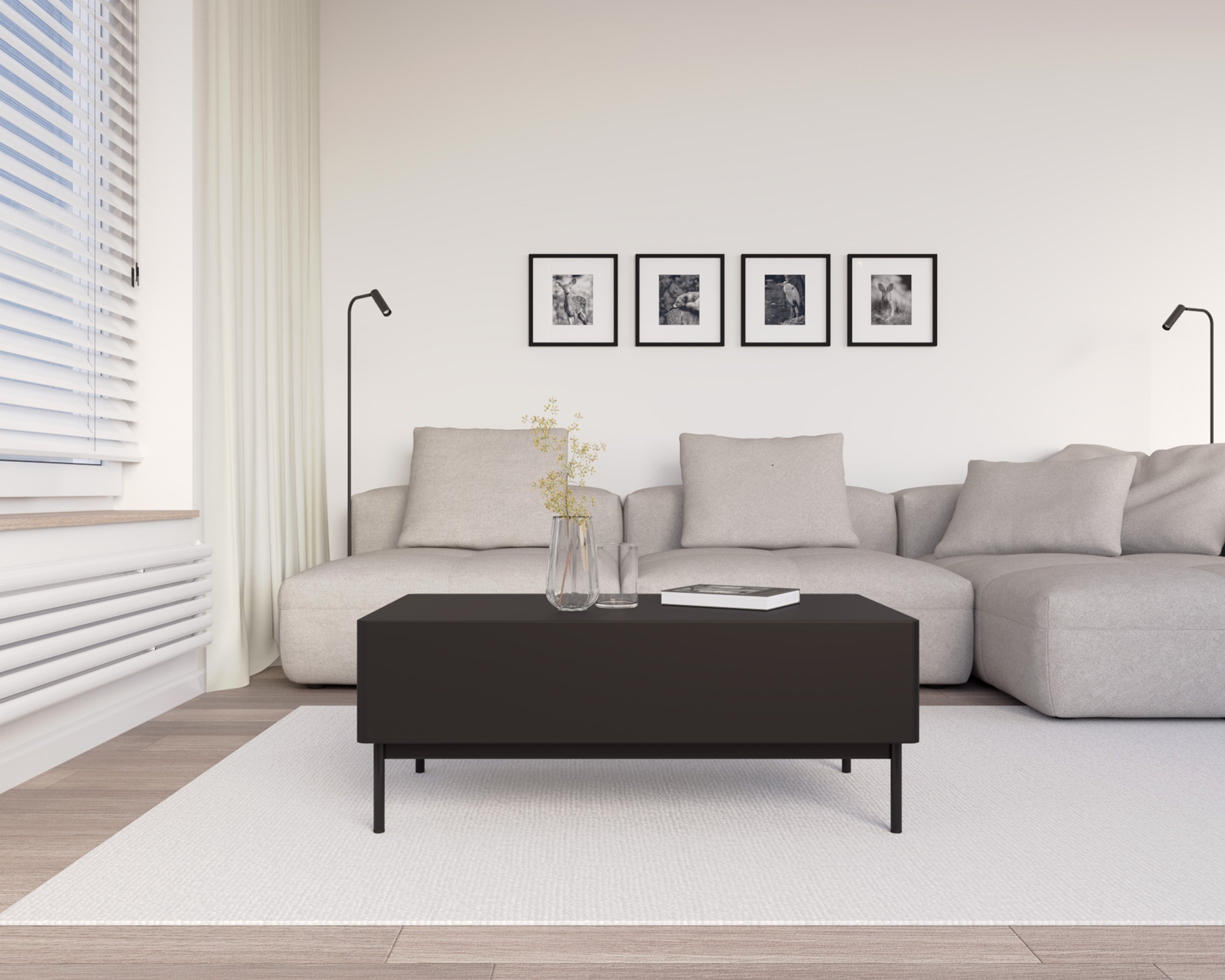 selsey-olio-couchtisch-100x53-cm-schwarz-2-klappen-stauraum image 4