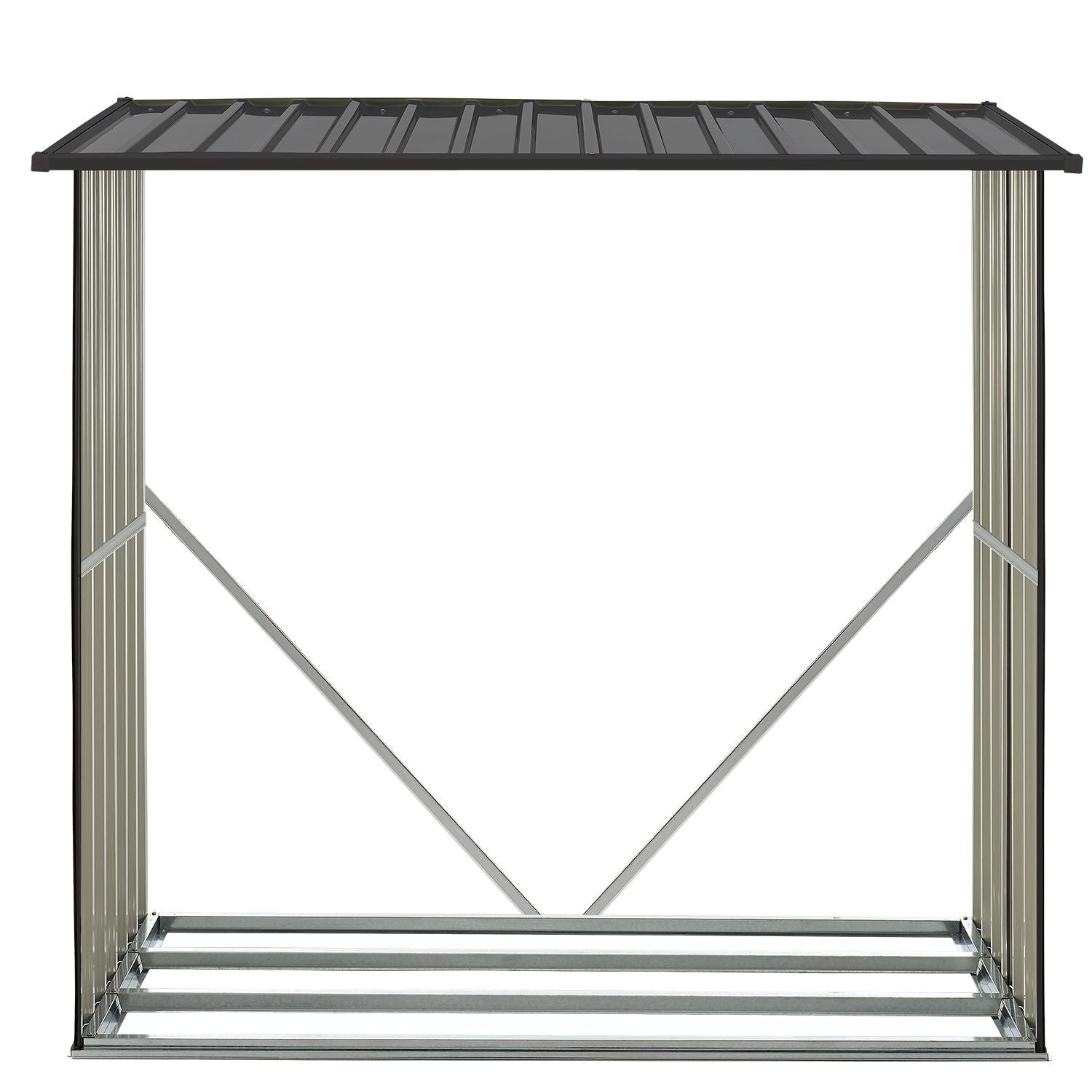 juskys-enno-holzunterstand-metall-aus-verzinktem-stahl-kaminholzregal image 7