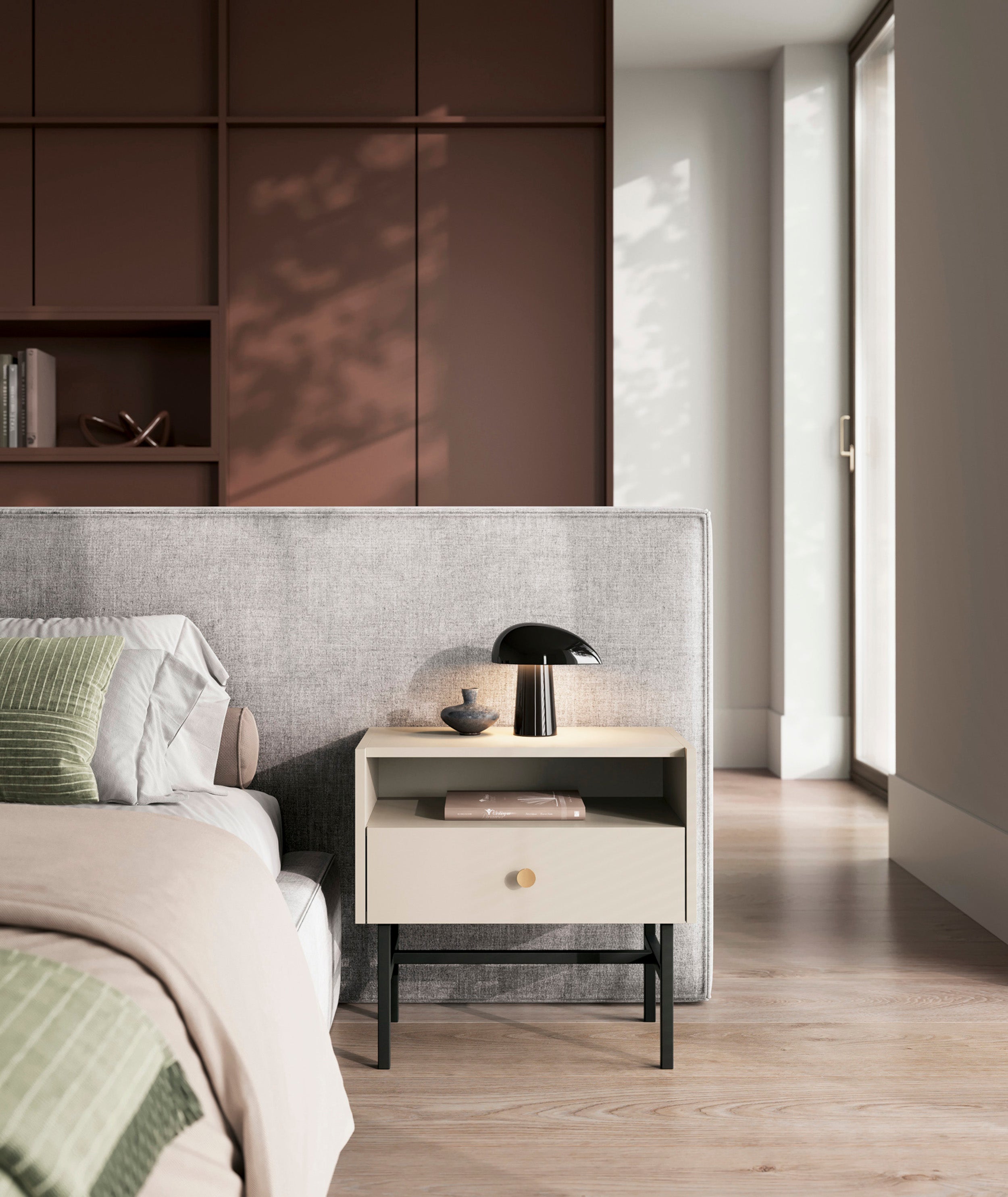 selsey-divenos-nachttisch-mit-schublade-54-cm-grau-beige image 2