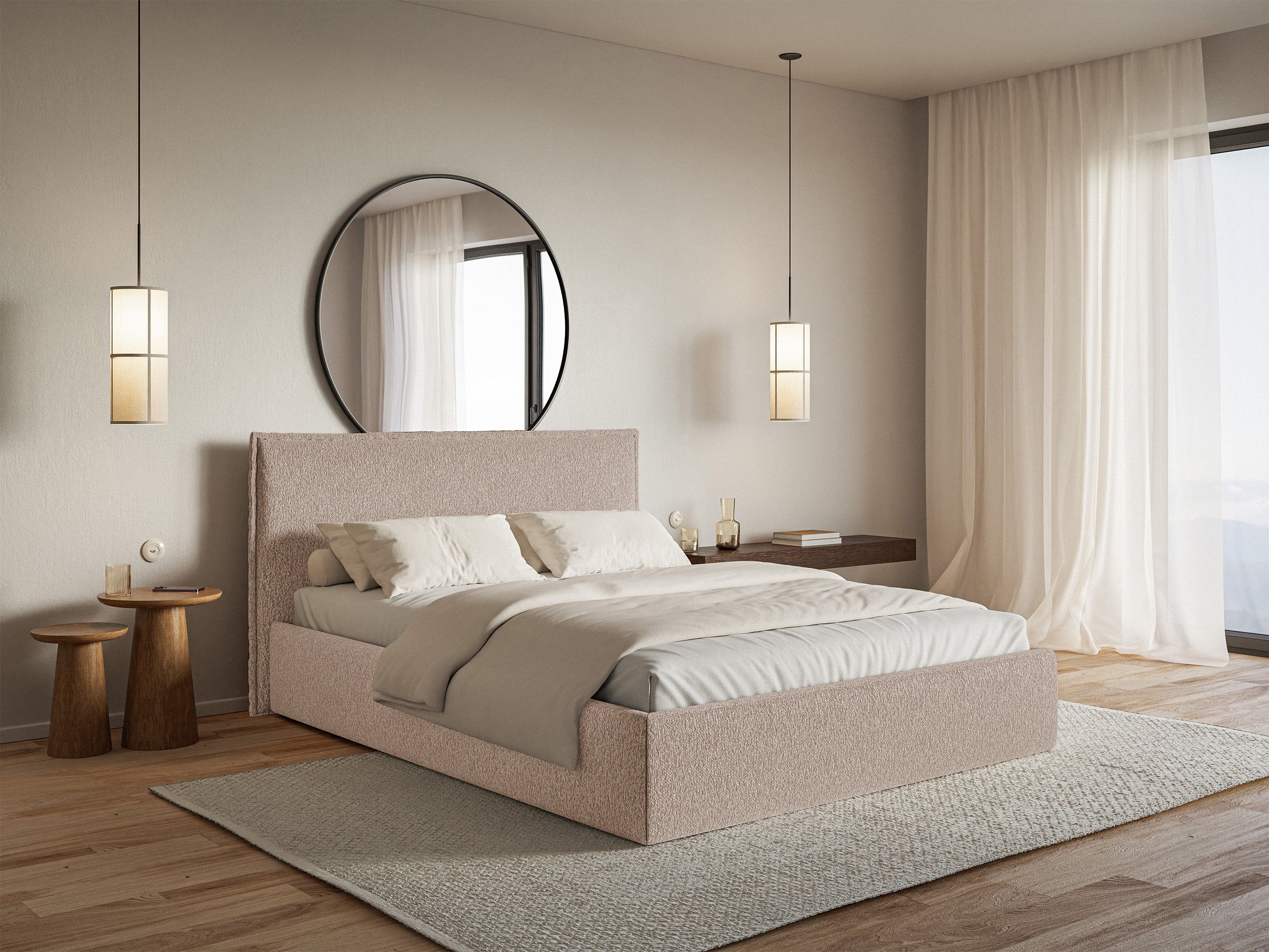 selsey-softie-slim-polsterbett-140x200-cm-dunkelbeige-chenille image 2