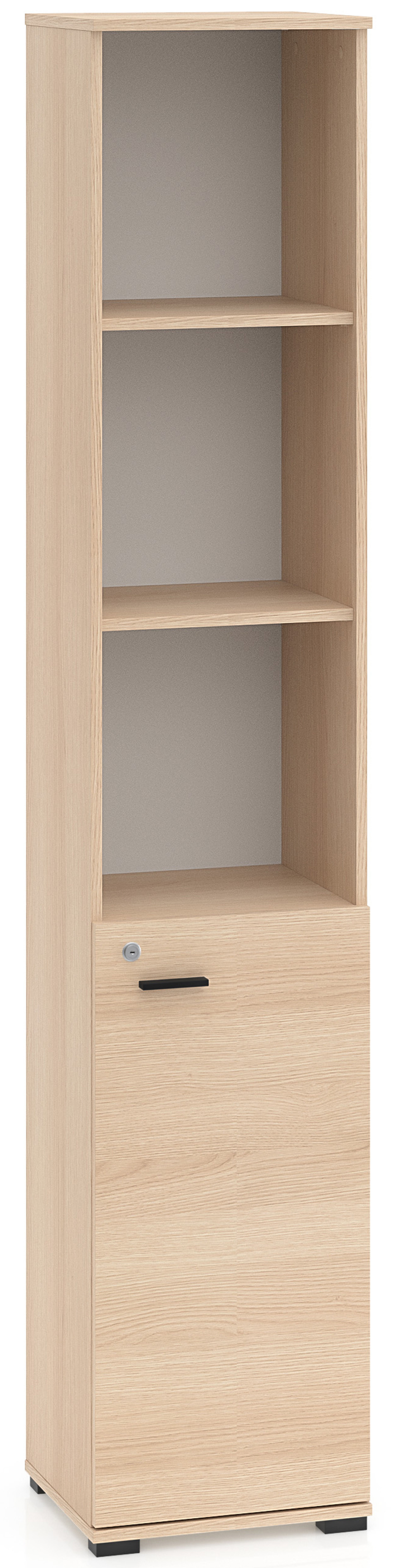 selsey-odelis-regal-39-cm-1-t-rig-lindberg-eiche-mit-3-offenen-f-chern image 1