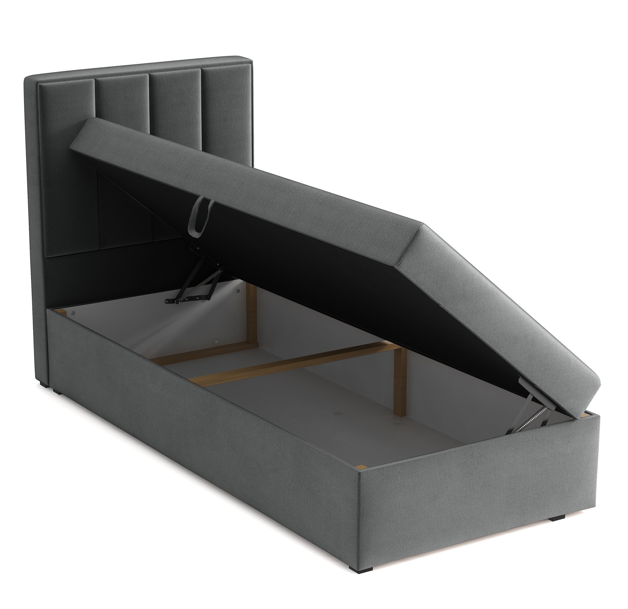 selsey-rinus-kontinentales-bett-90x200-cm-mit-stauraum-dunkelgrauer-velours-wass image 3