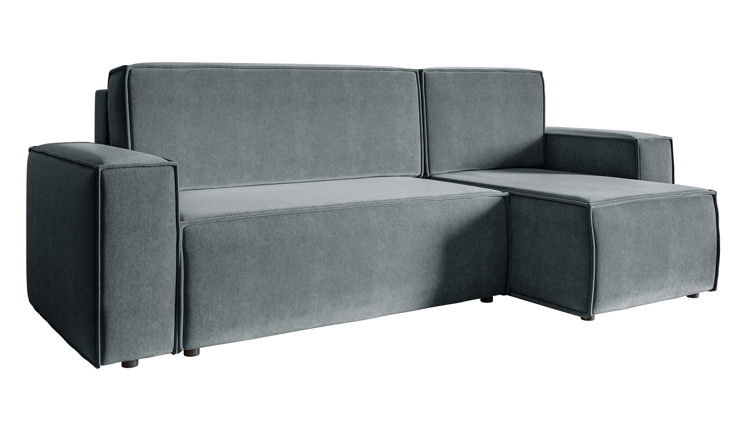 selsey-copertino-ecksofa-mit-schlaffunktion-universal-grau-samt image 1
