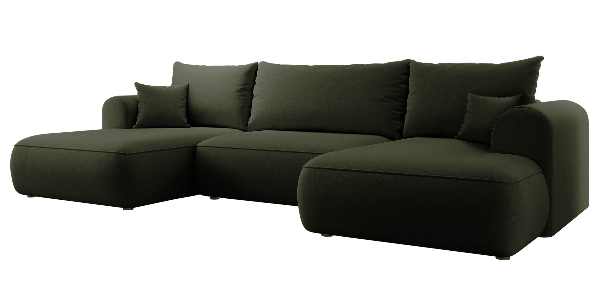 selsey-ovo-ecksofa-u-f-rmig-mit-schlaffunktion-und-stauraum-olivgr-ner-samt image 5