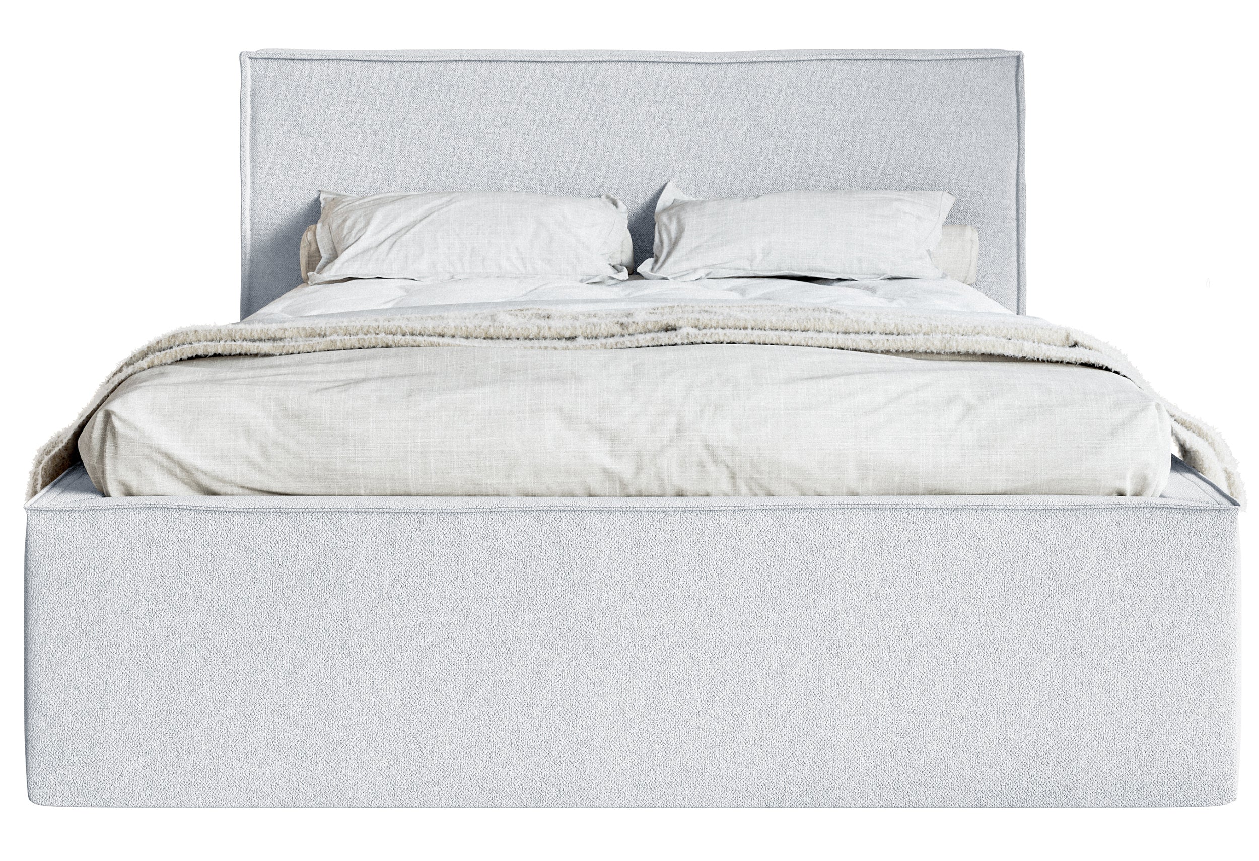 selsey-lucera-polsterbett-140x200-cm-mit-stauraum-hellgrauer-chenillestoff image 4