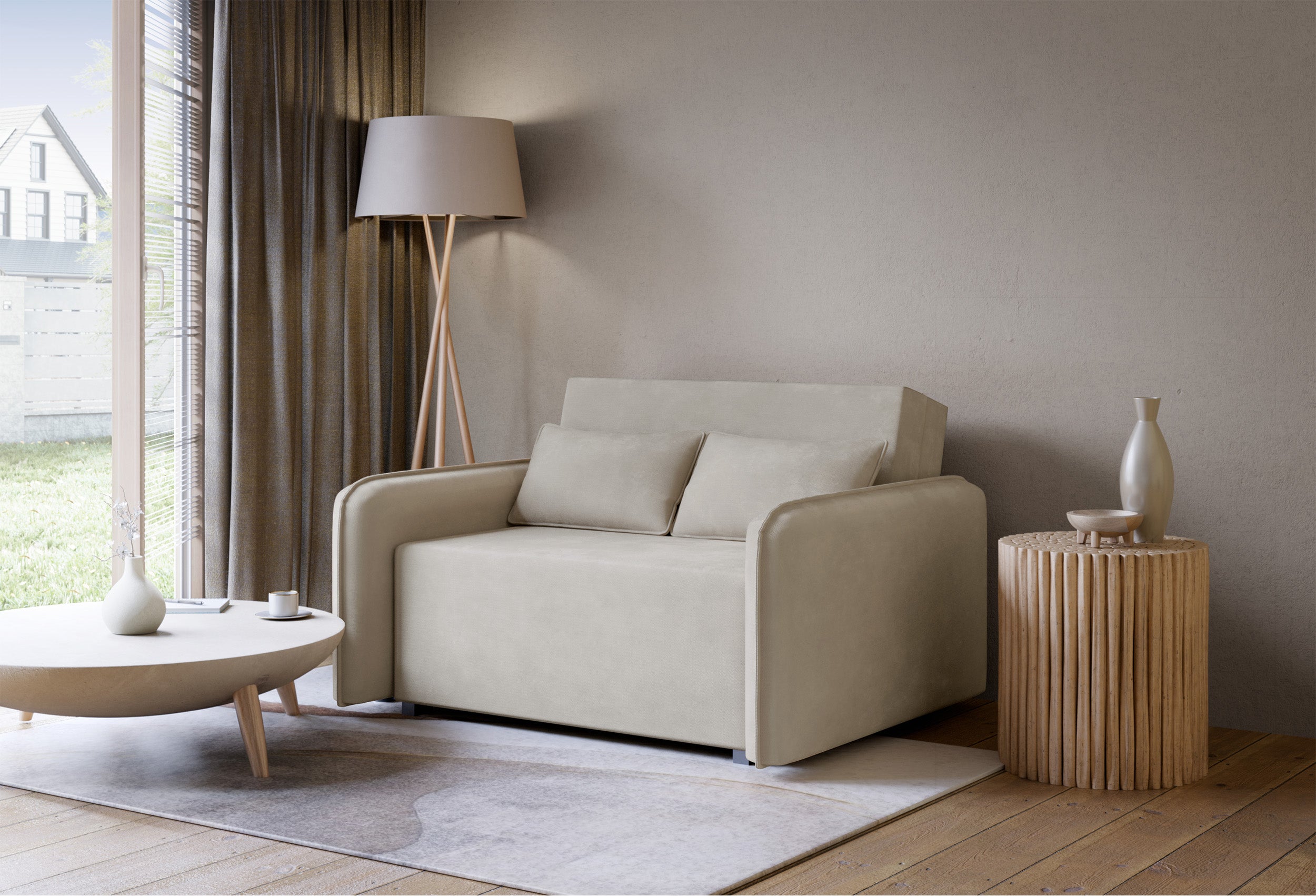 selsey-duelia-2-sitzer-schlafsofa-mit-stauraum-beige-hydrophobes-chenille image 3