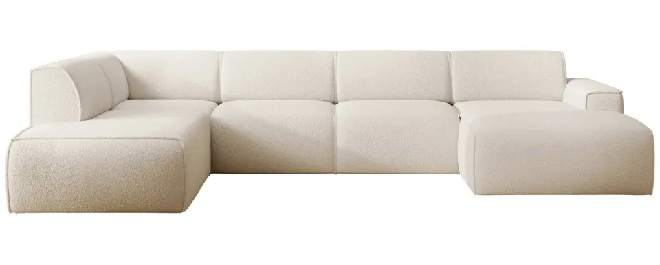 selsey-bouvi-ecksofa-u-f-rmig-links-cremefarben-boucl image 1