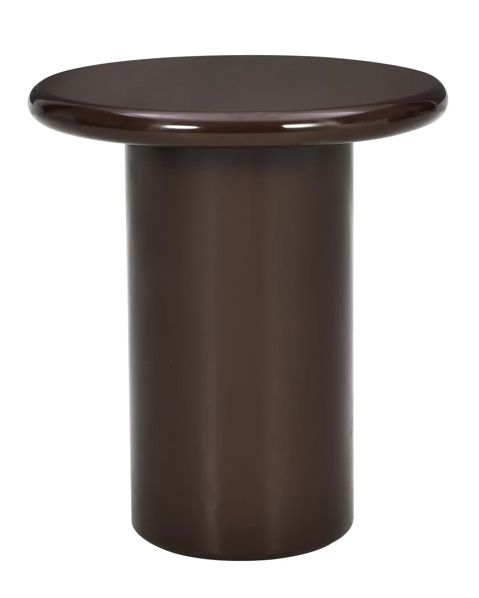 selsey-solvade-couchtisch-durchmesser-45-cm-braun-hochglanz image 1