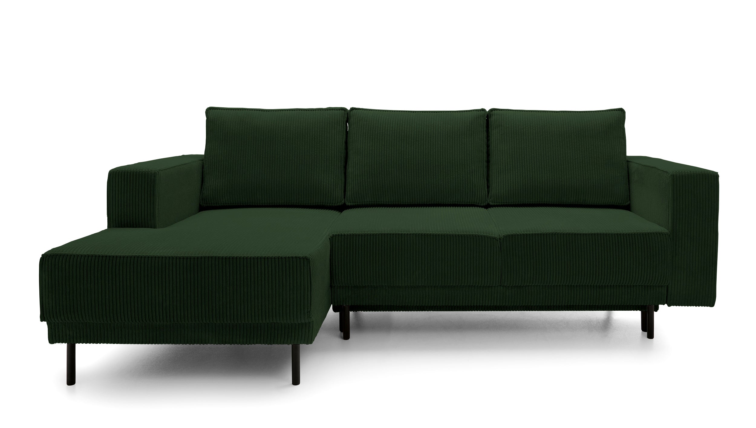selsey-rodario-mini-ecksofa-mit-schlaffunktion-l-form-links-dunkelgr-ner-cord-mi image 1