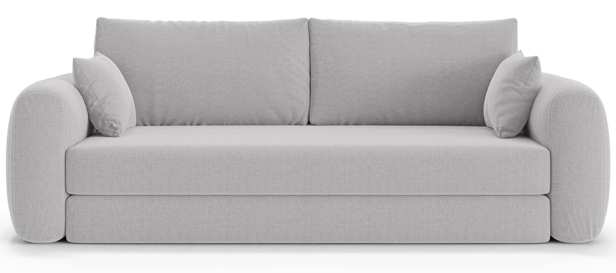 selsey-velera-dreisitziges-ausklappbares-sofa-hellgrau-flechtmuster image 1